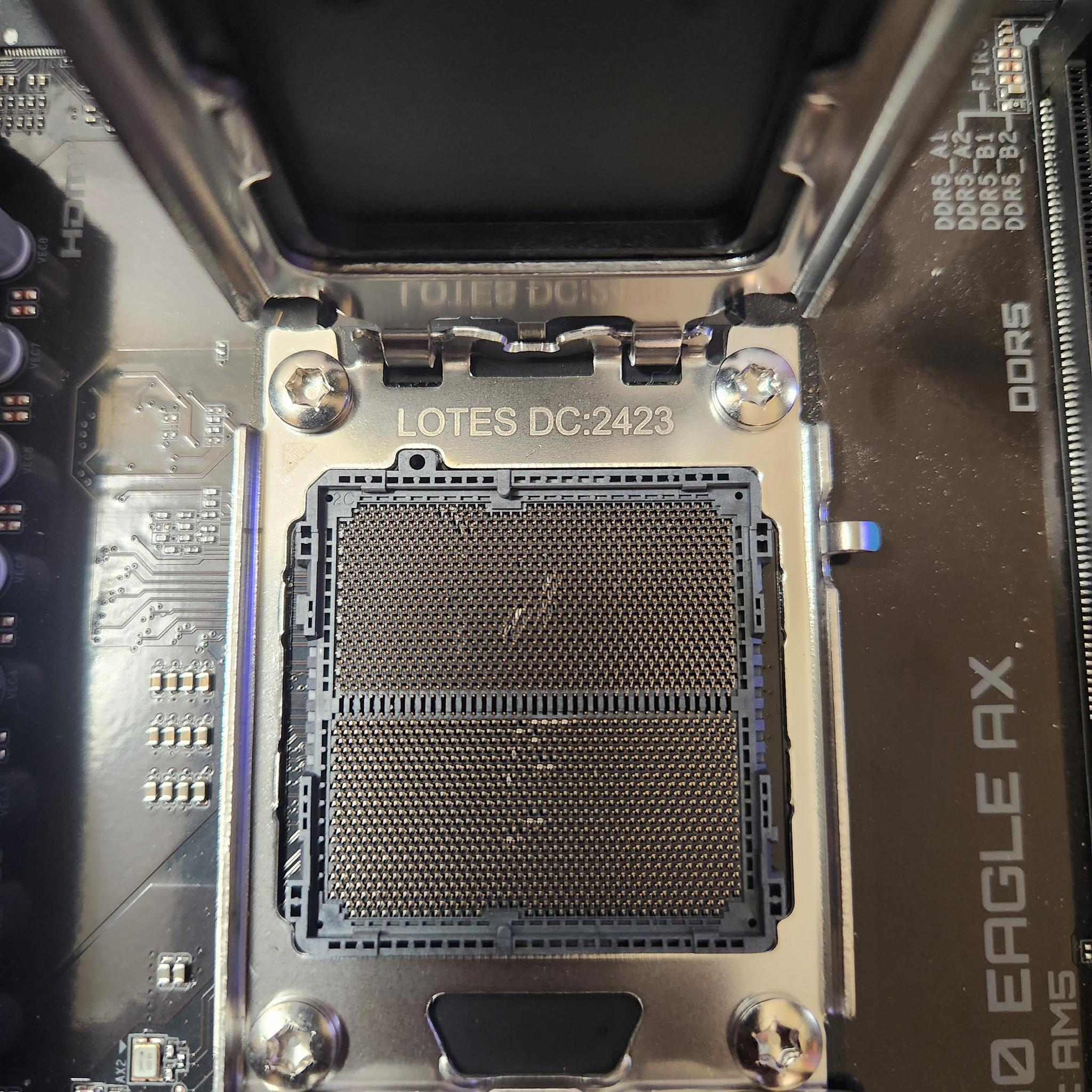 **Bent Pins** GIGABYTE B650 EAGLE AX Motherboard As/Is
