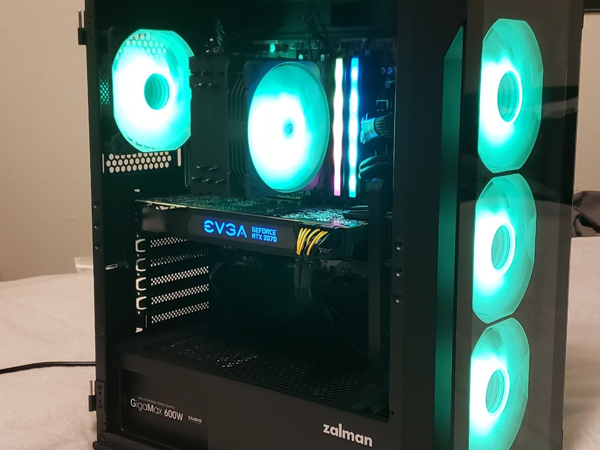 "The CryoFlux:" High Performance Gaming PC. Ryzen 7 5700X3D, RTX 2070 SUPER, 16GB RAM