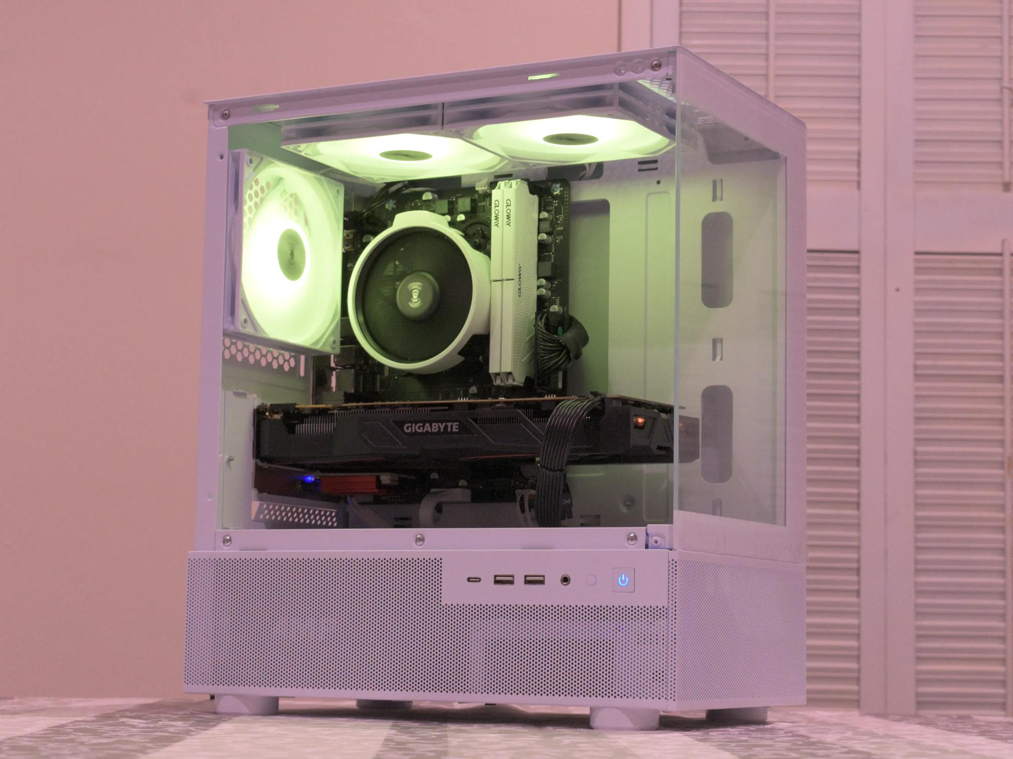 🎮Budget Gamer🎮 Ryzen 5 3600 | GTX 1070 8GB | 16GB DDR4 | 1TB nVME SSD | 1080p White Gaming PC RGB