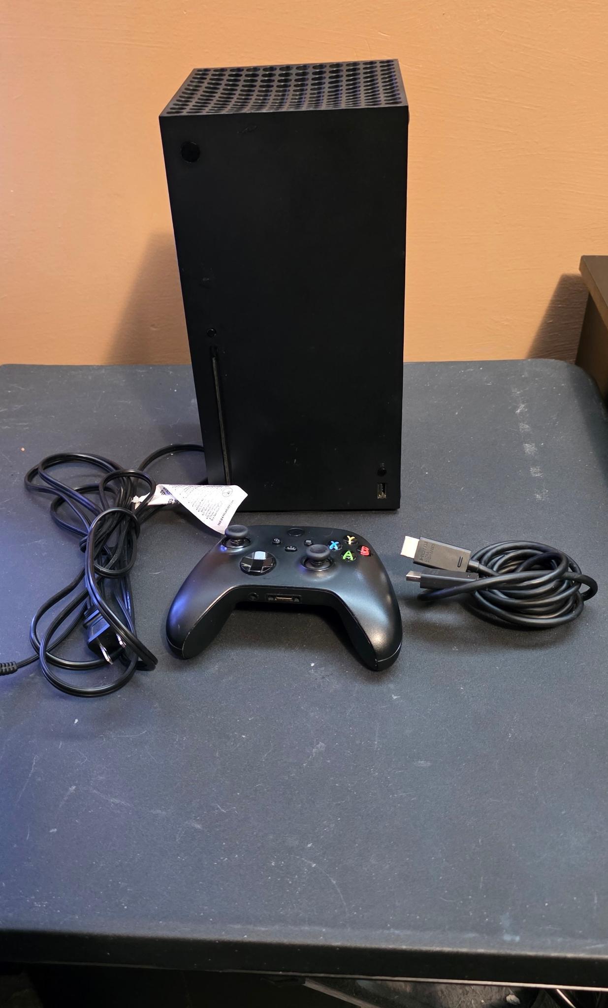 Xbox Series X Console – 1TB – Original Controller + HDMI – 3rd Party Power Cord – Used