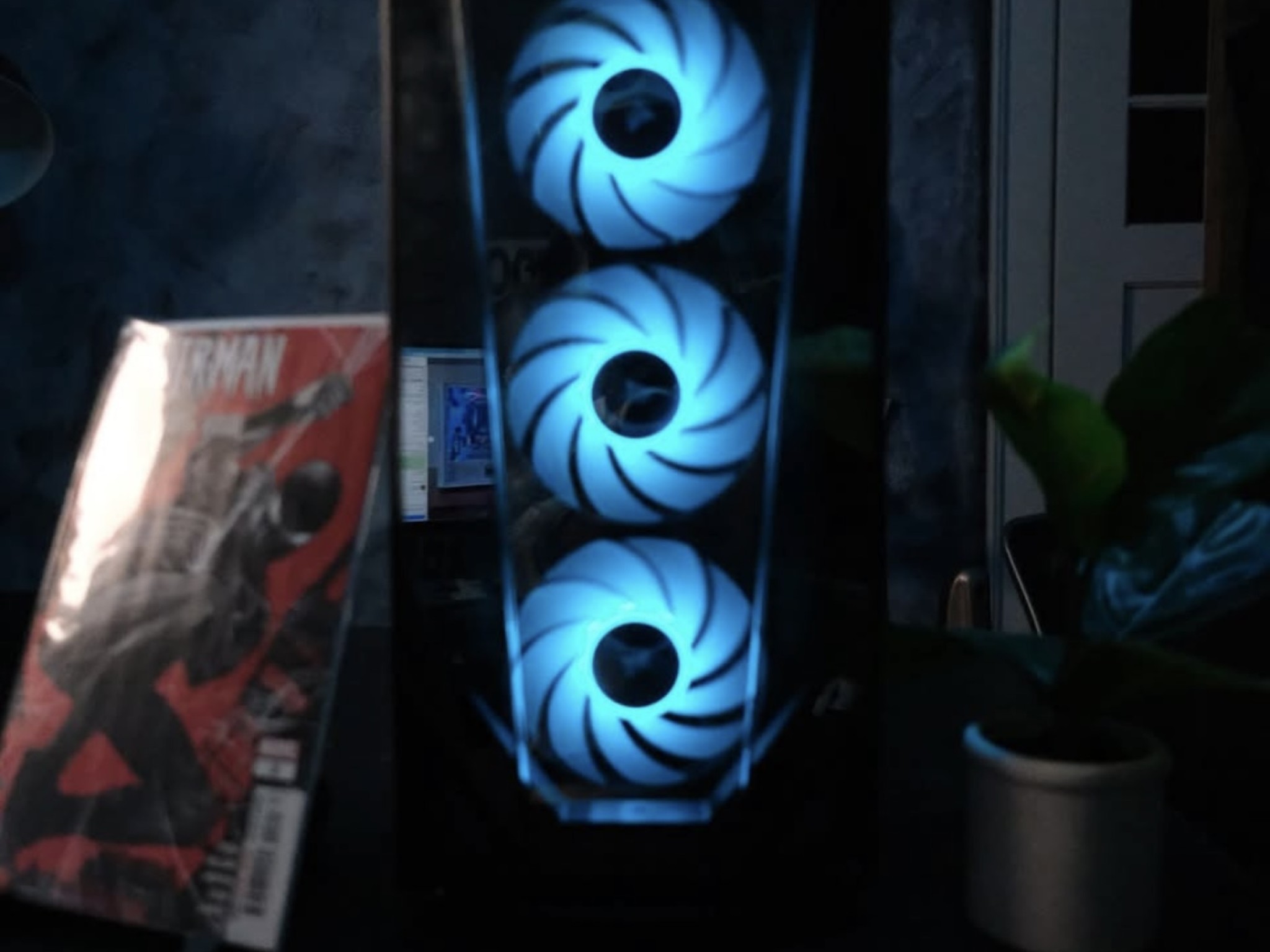 WONDERFUL Black and White spider-Man RGB Gaming PC