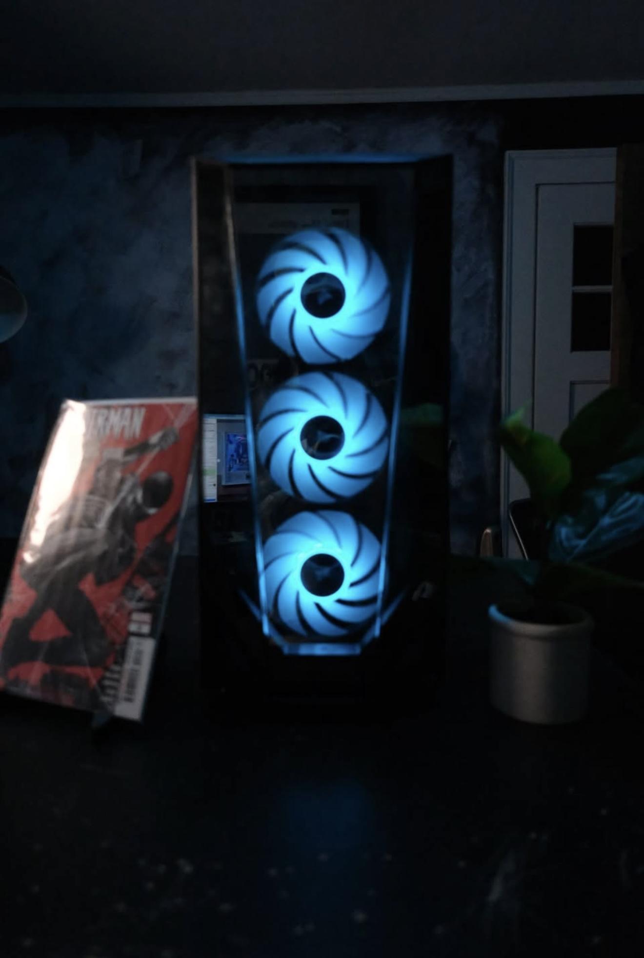WONDERFUL Black and White spider-Man RGB Gaming PC
