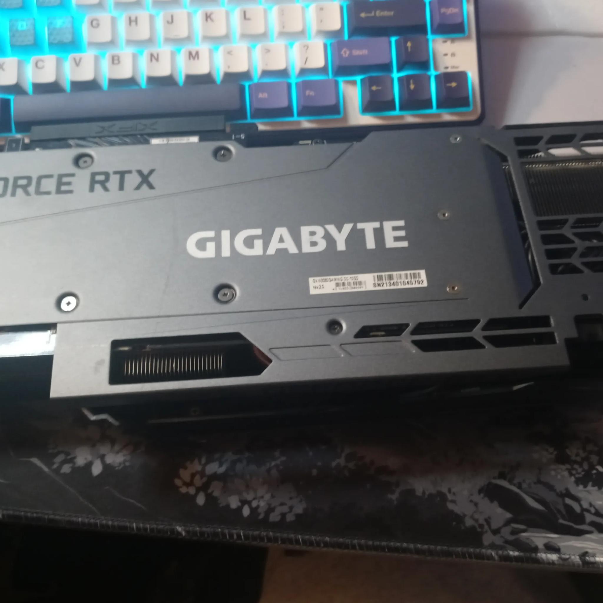 Gigabyte 3080 with ROG STRIX riser cable