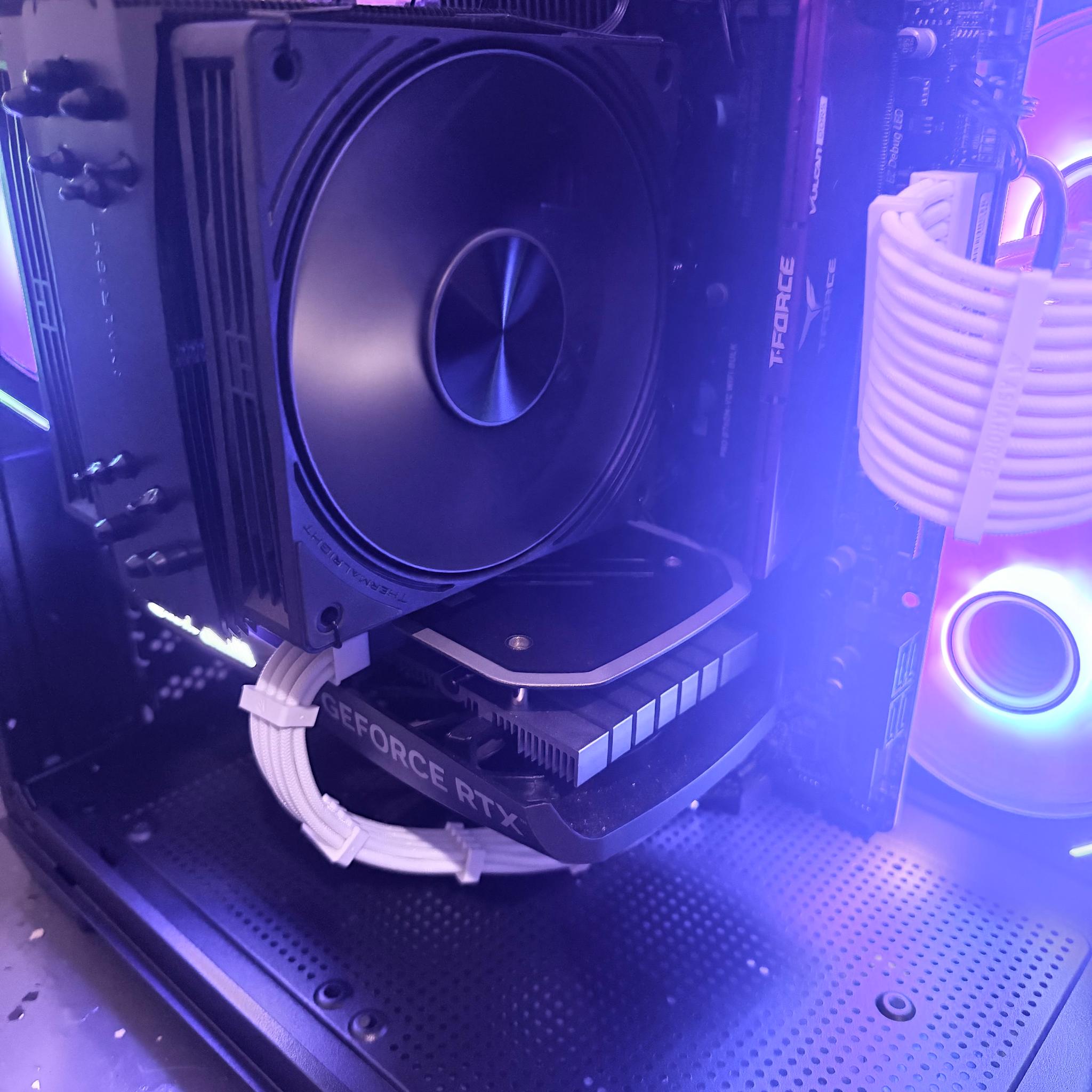 ⚫️"Obsidian Frost"❄️ | 1440p Gaming | RTX 4060 | i5 14400F | 16GB DDR5 | 1TB SSD | Free Shipping