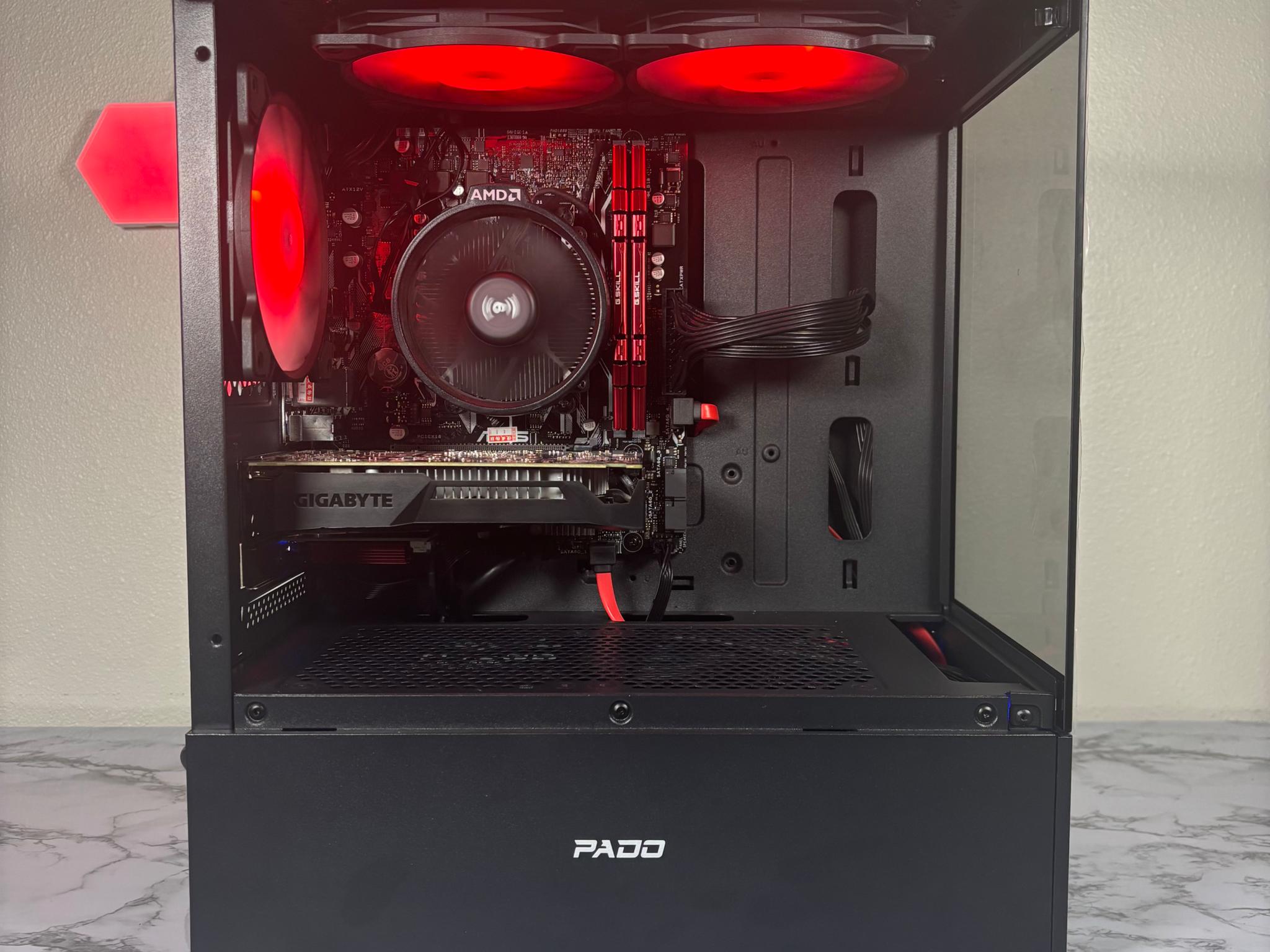 🔴⚫️ | Ryzen 5 1600 + GTX 1050Ti | 16GB | WiFi & BT INCLUDED