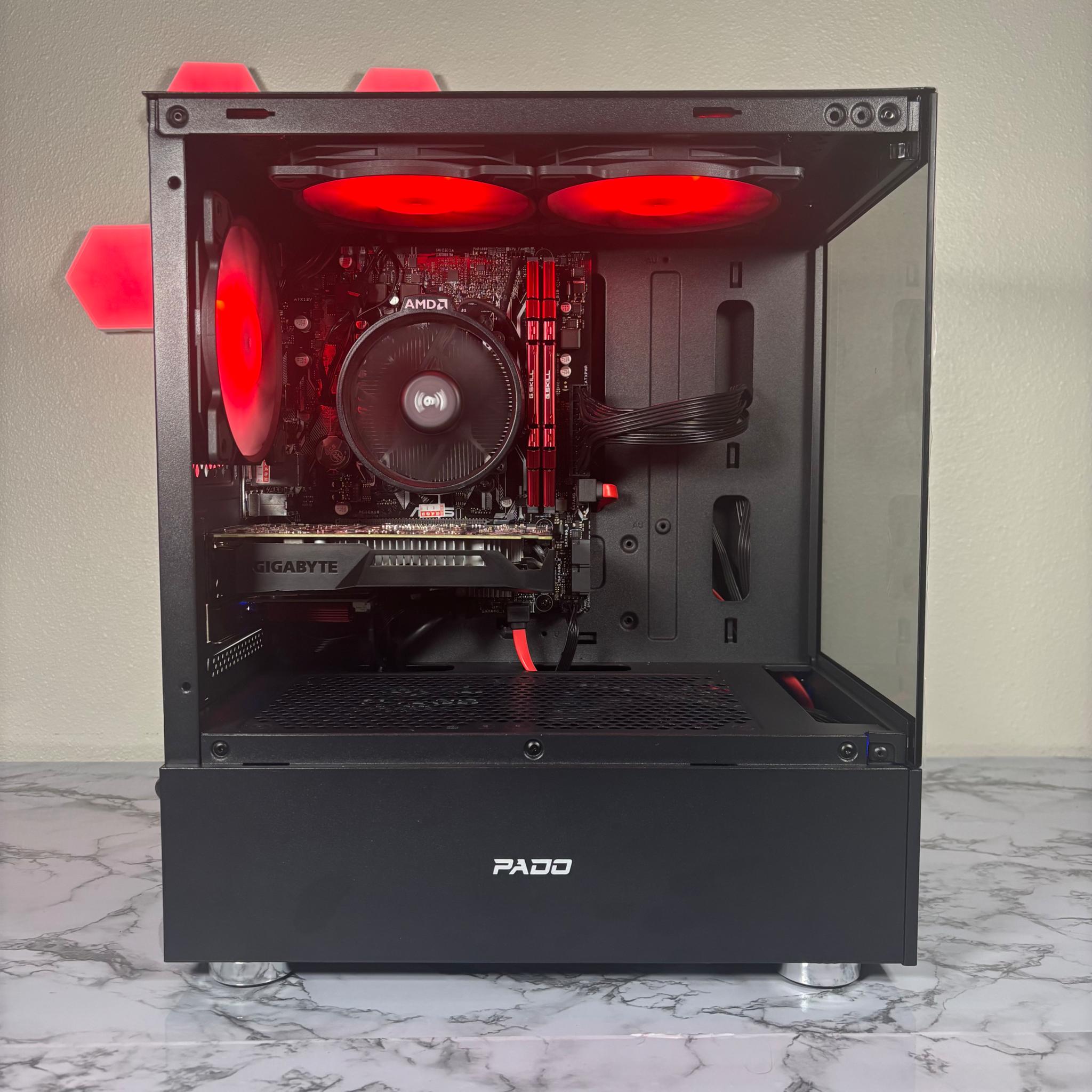 🔴⚫️ | Ryzen 5 1600 + GTX 1050Ti | 16GB | WiFi & BT INCLUDED