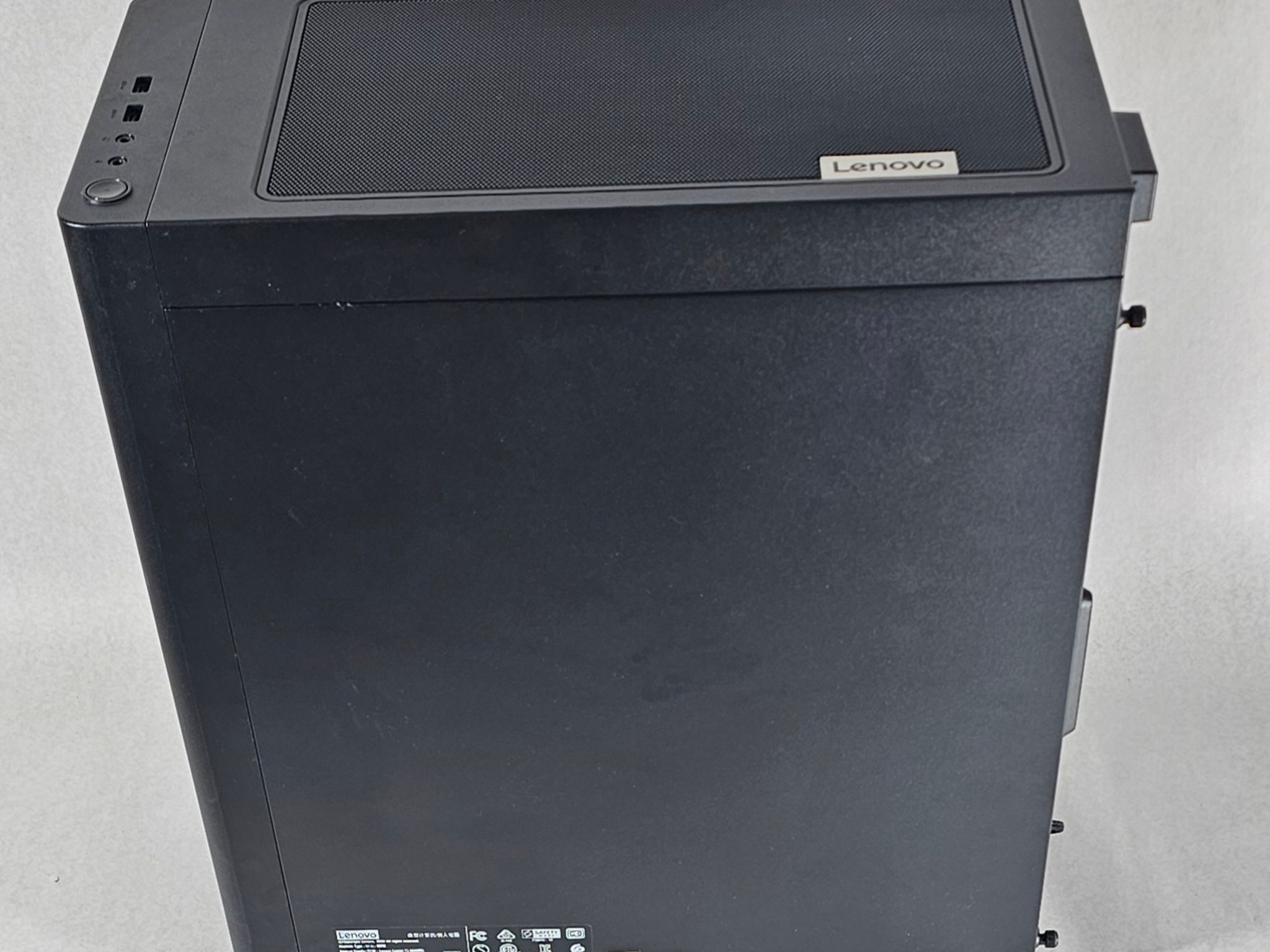 Black Lenovo Legion PC Case with Tempered Glass w/ 3 Fans