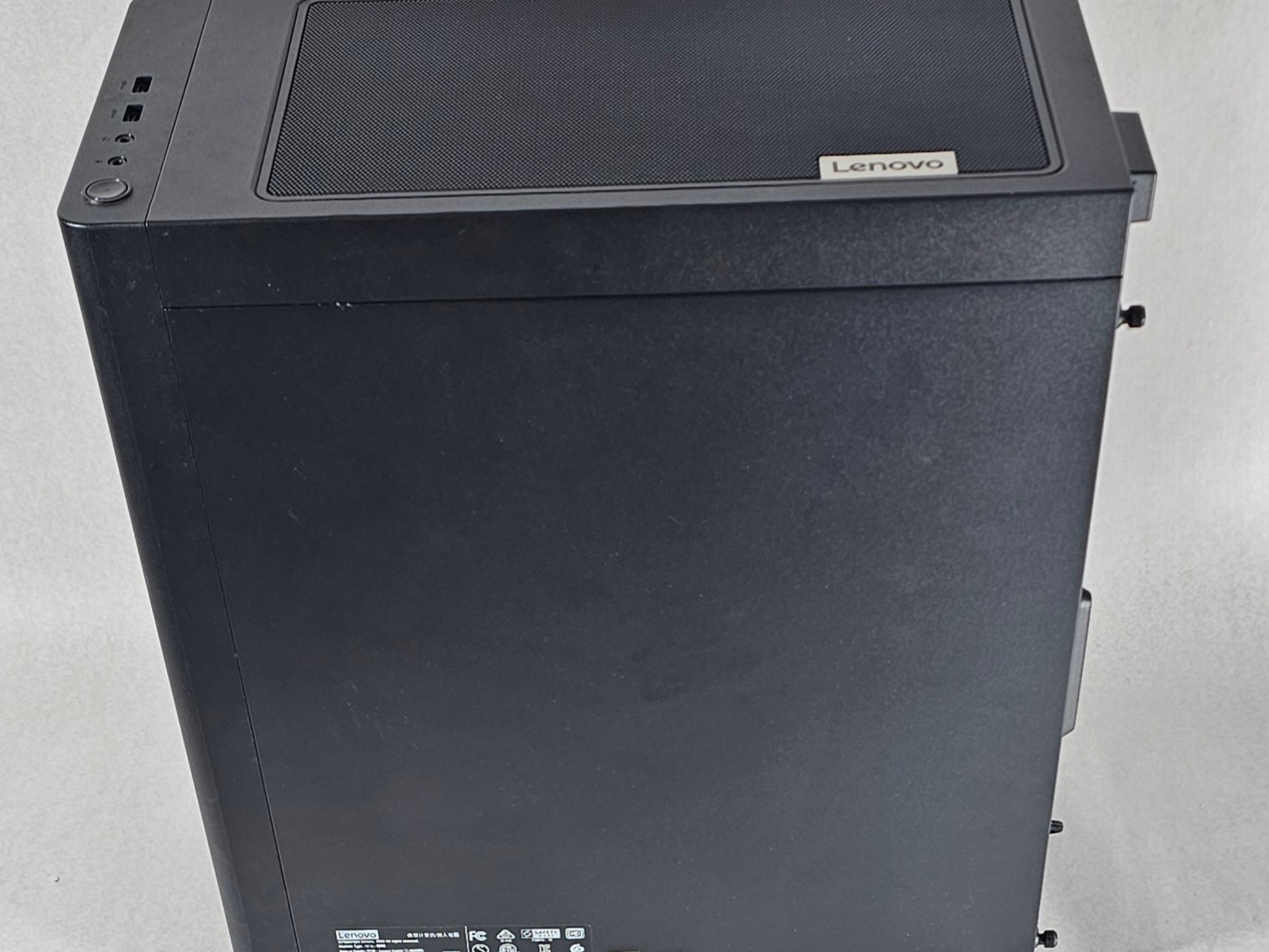 Black Lenovo Legion PC Case with Tempered Glass w/ 3 Fans