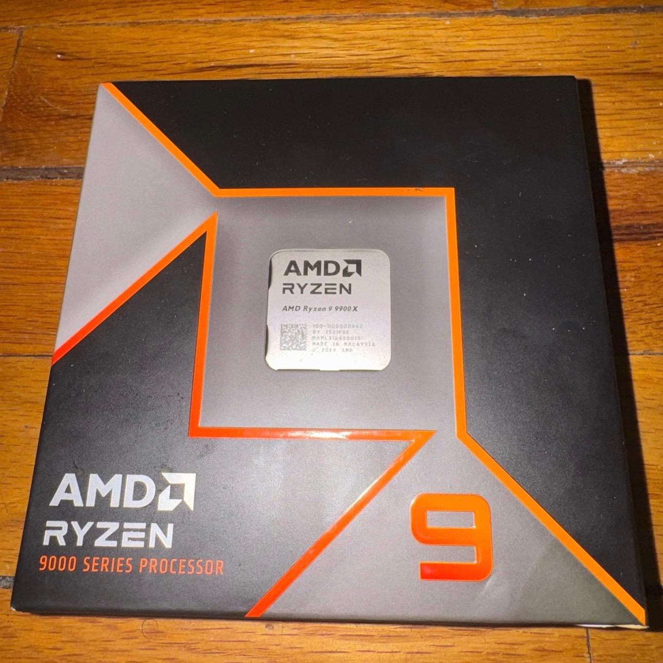 AMD Ryzen 9 9900X (9000 Series) CPU Processor Gaming PC Computer Desktop Part