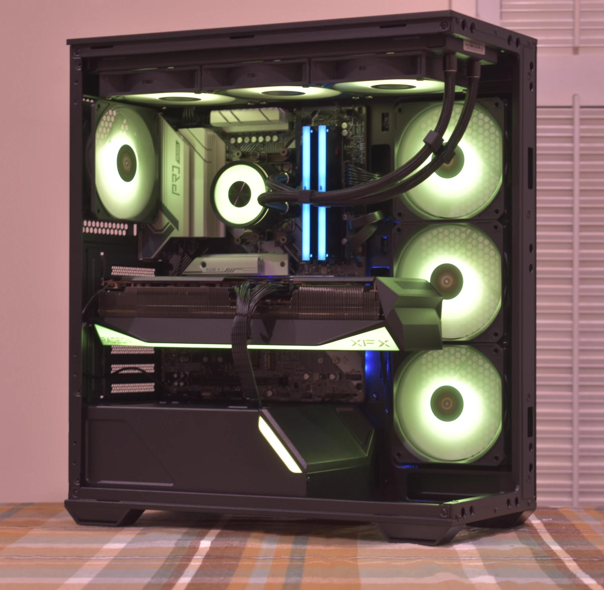 🚀Performance Gamer🚀 Ryzen 5 9600X | AMD RX 9070XT 16GB | 32GB DDR5 | 2TB nVME SSD | Black RGB+Wifi