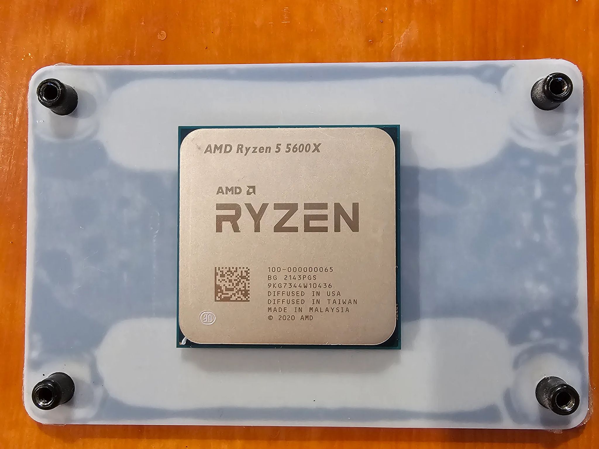 AMD Ryzen 5 5600X 6-core, 12-Thread Unlocked Desktop Processor with Wraith Stealth Cooler