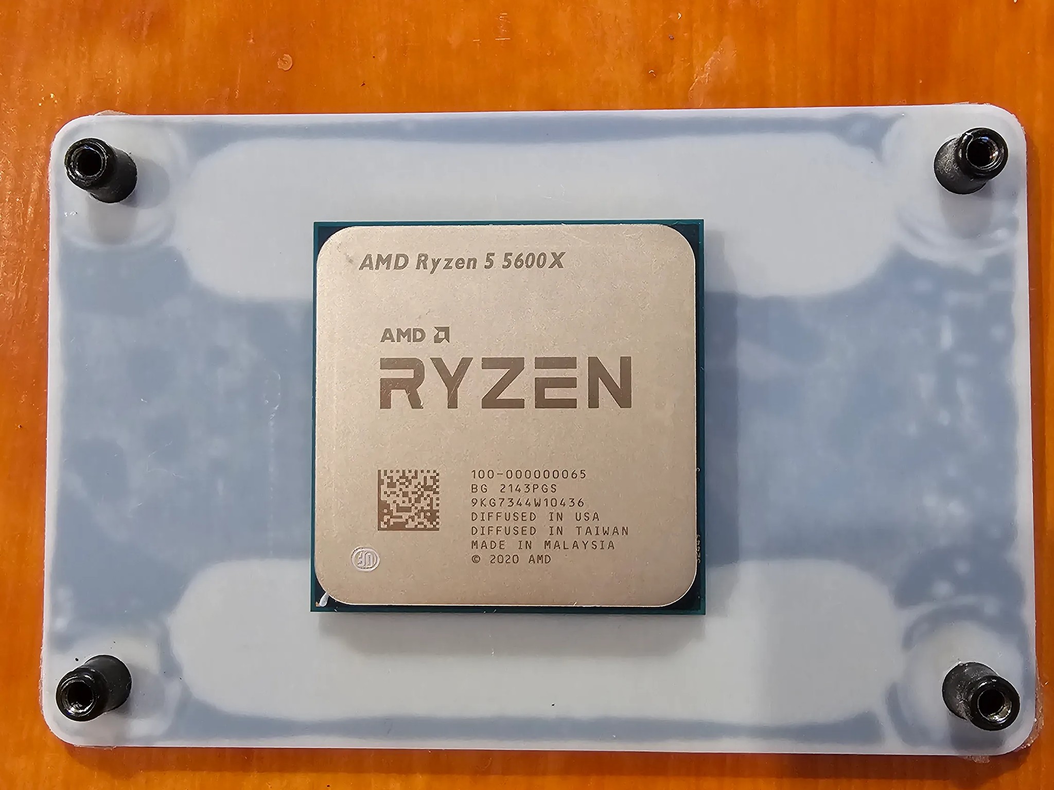 AMD Ryzen 5 5600X 6-core, 12-Thread Unlocked Desktop Processor with Wraith Stealth Cooler