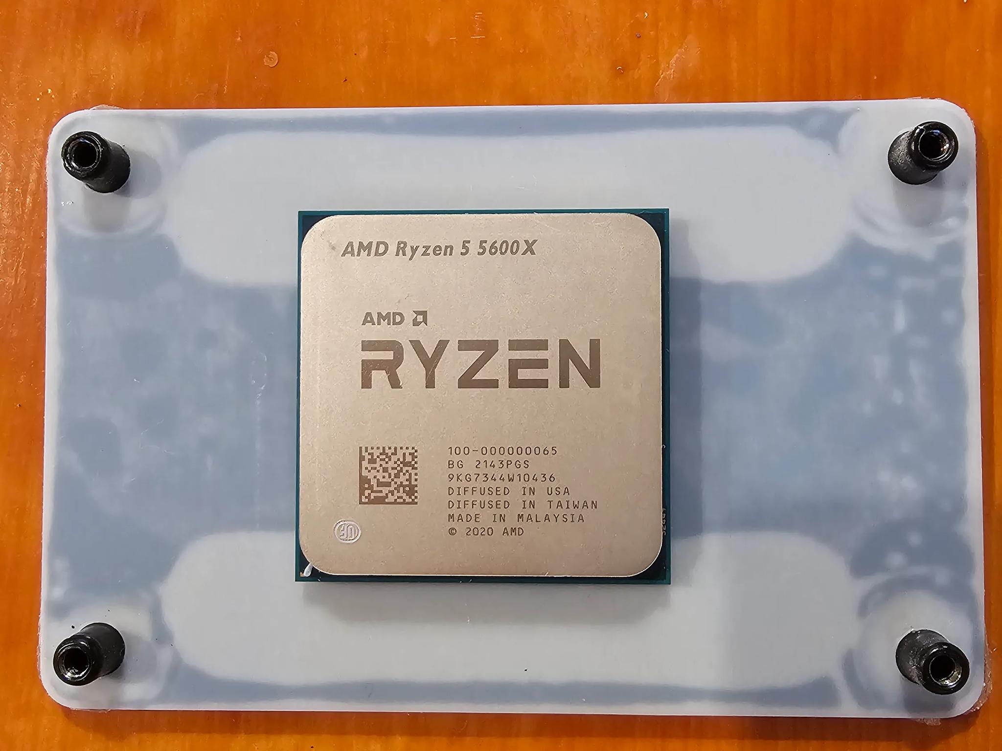 AMD Ryzen 5 5600X 6-core, 12-Thread Unlocked Desktop Processor with Wraith Stealth Cooler