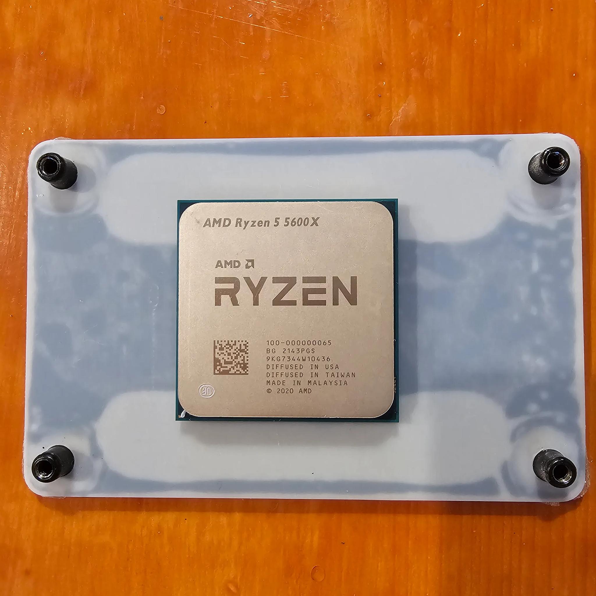 AMD Ryzen 5 5600X 6-core, 12-Thread Unlocked Desktop Processor with Wraith Stealth Cooler