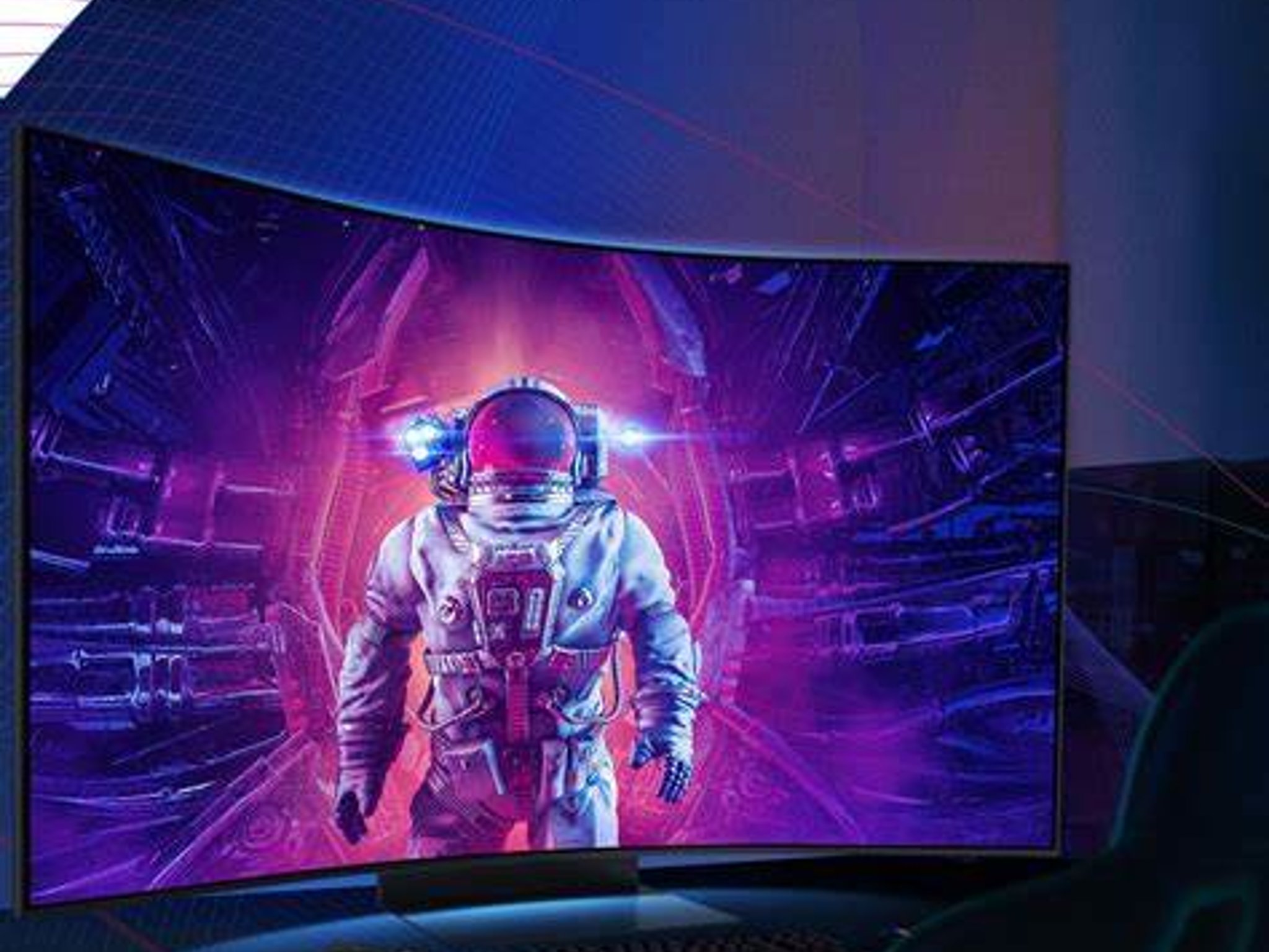 Samsung 55” Odyssey Ark 4K UHD 165Hz 1ms Quantum Mini-LED Curved Gaming Screen