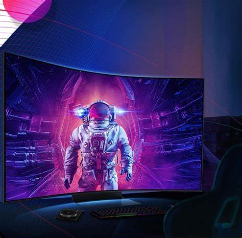 Samsung 55” Odyssey Ark 4K UHD 165Hz 1ms Quantum Mini-LED Curved Gaming Screen