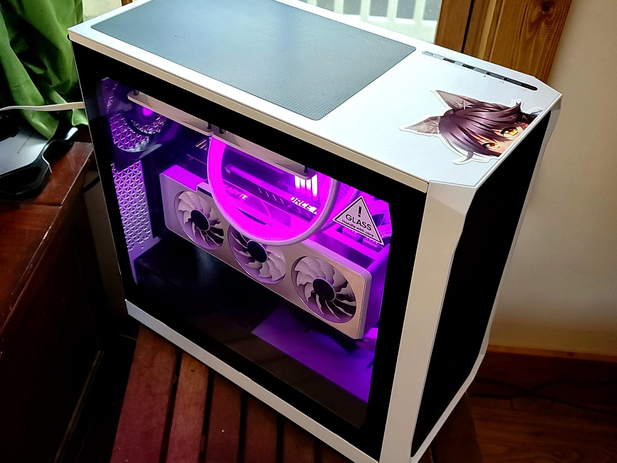 Waifu Vision-RTX 3080, i9-11900K, 1.5 Tb Samsung 980 SSDs, 32Gb, AIO, EVGA 850W