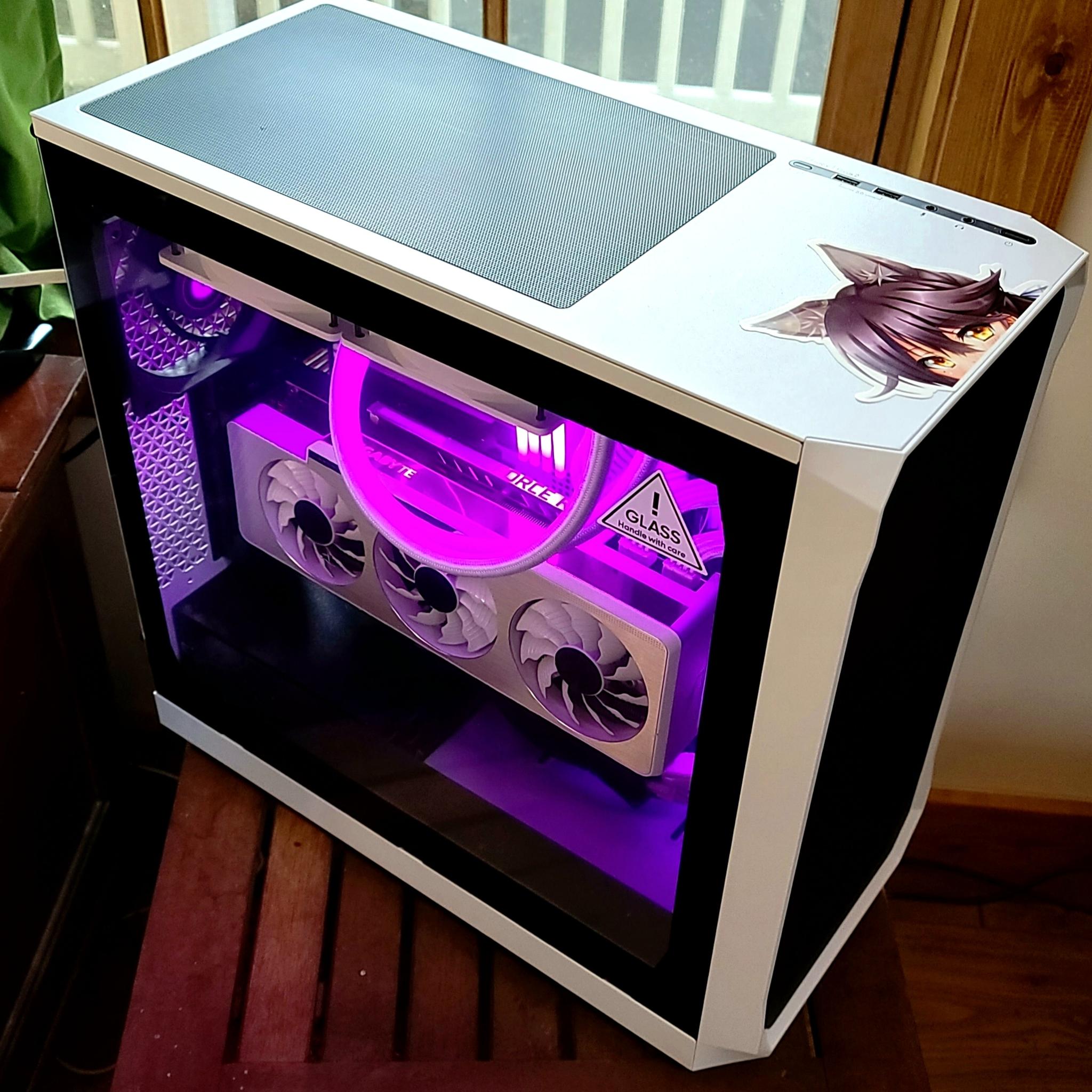 Waifu Vision-RTX 3080, i9-11900K, 1.5 Tb Samsung 980 SSDs, 32Gb, AIO, EVGA 850W