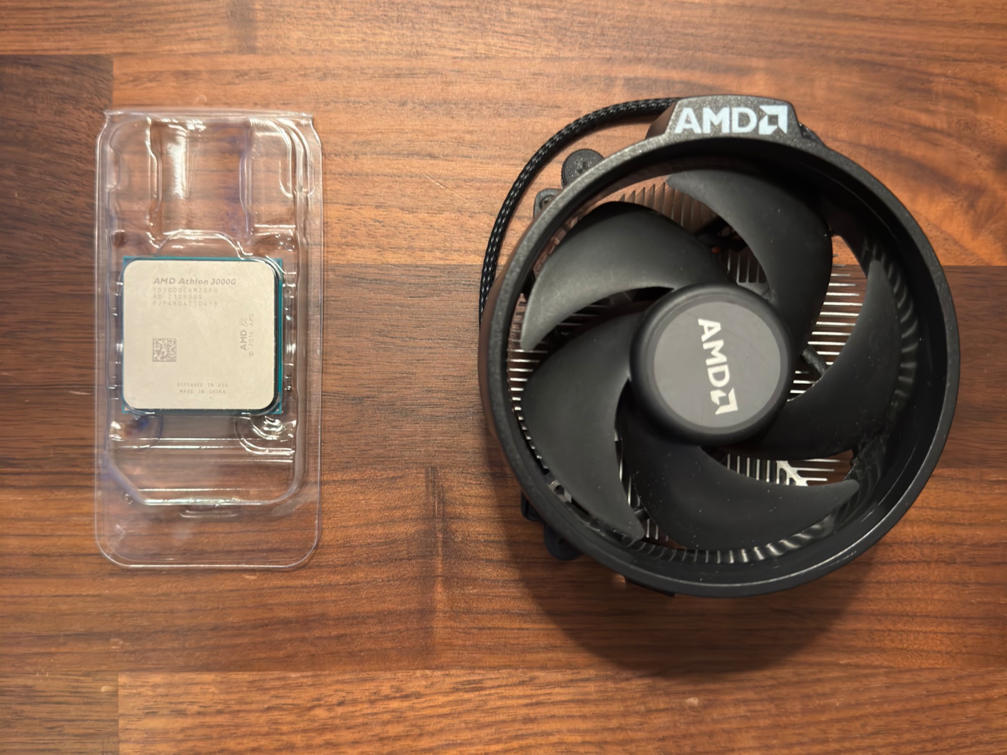 AMD Athlon 3000G (2 Cores, 4 Threads, AM4)