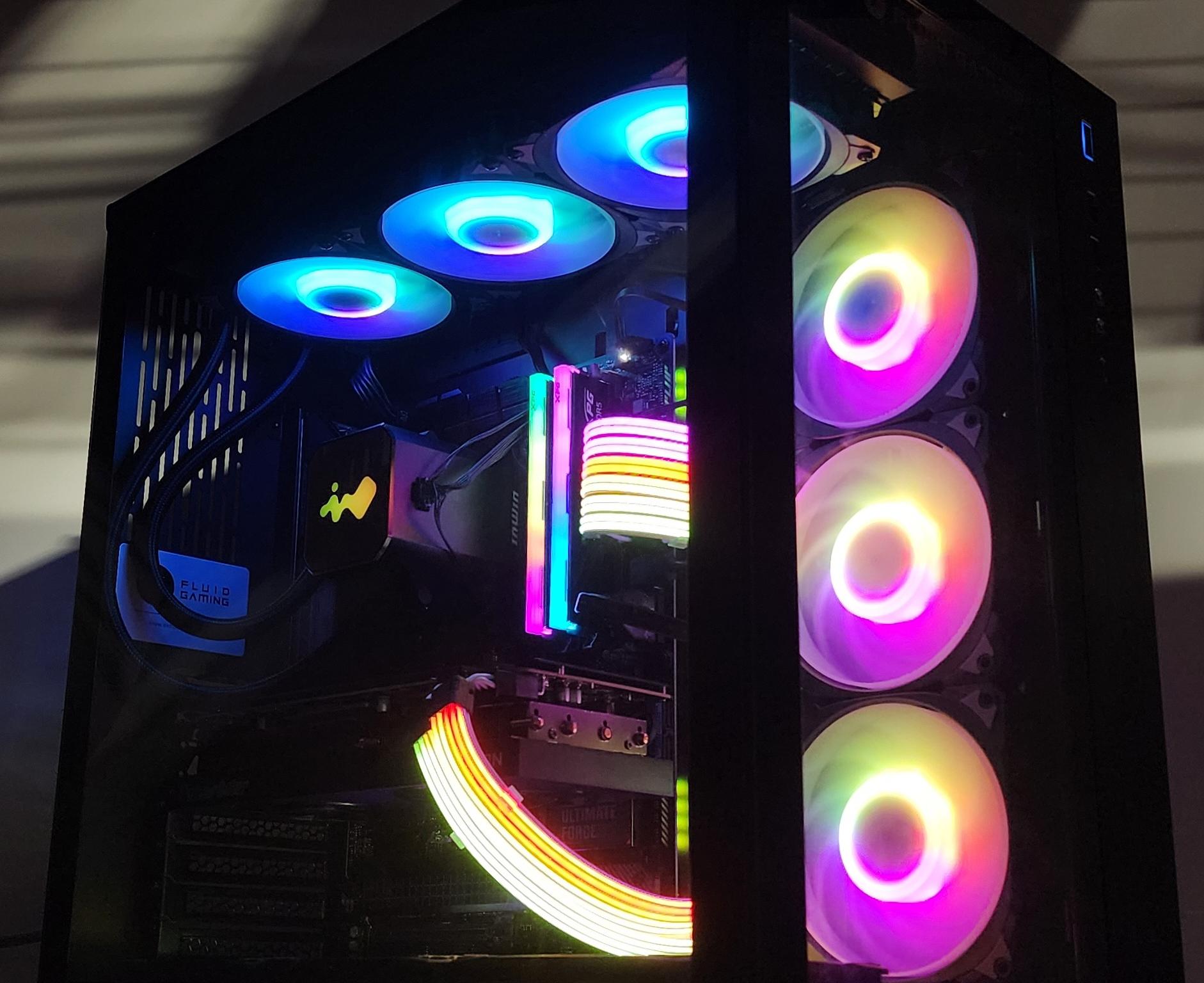 Gaming PC i7-14700KF 32GB RAM 1TB SSD RX 7800 XT 16GB Windows 11 Computer