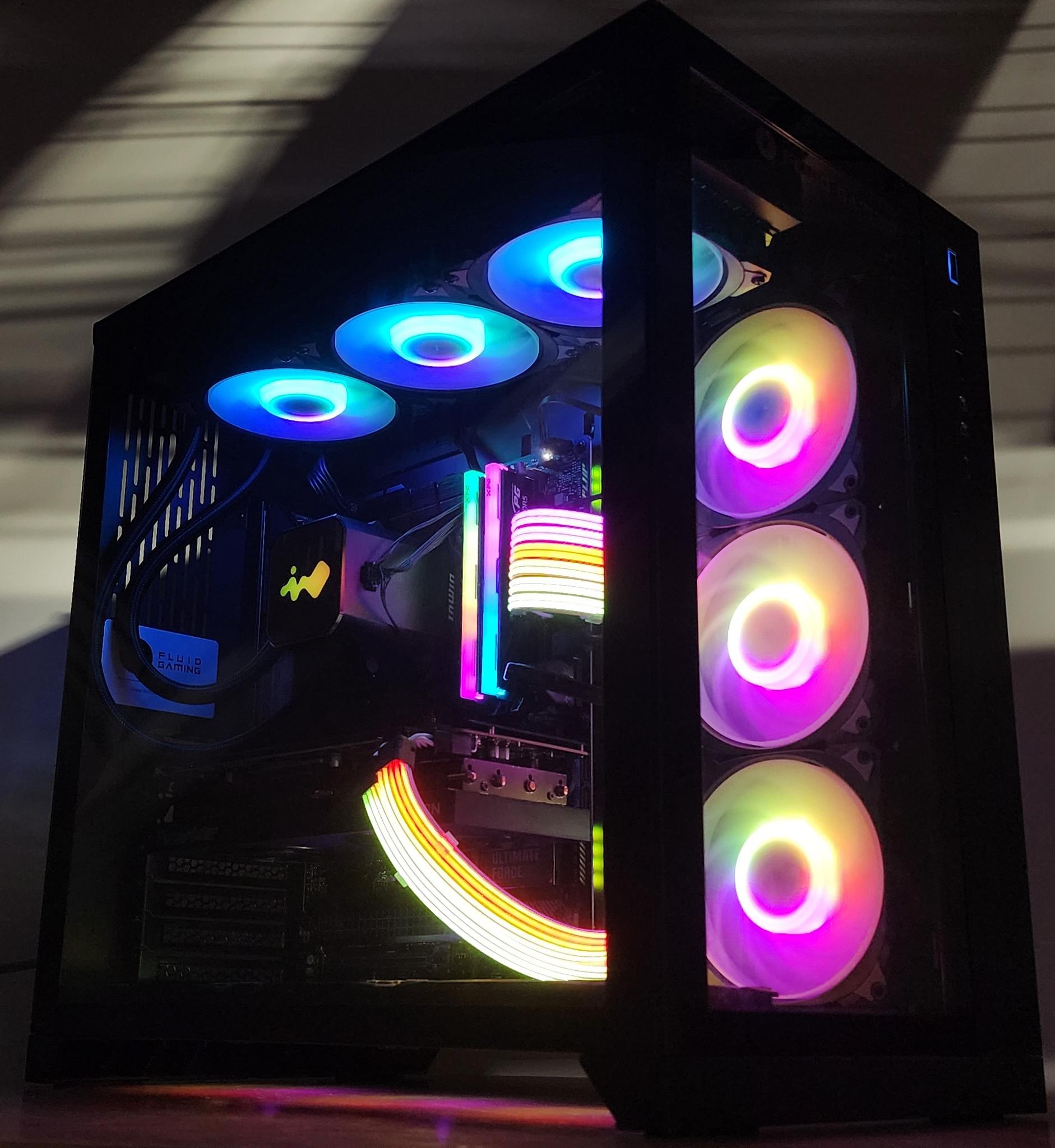 Gaming PC i7-14700KF 32GB RAM 1TB SSD RX 7800 XT 16GB Windows 11 Computer