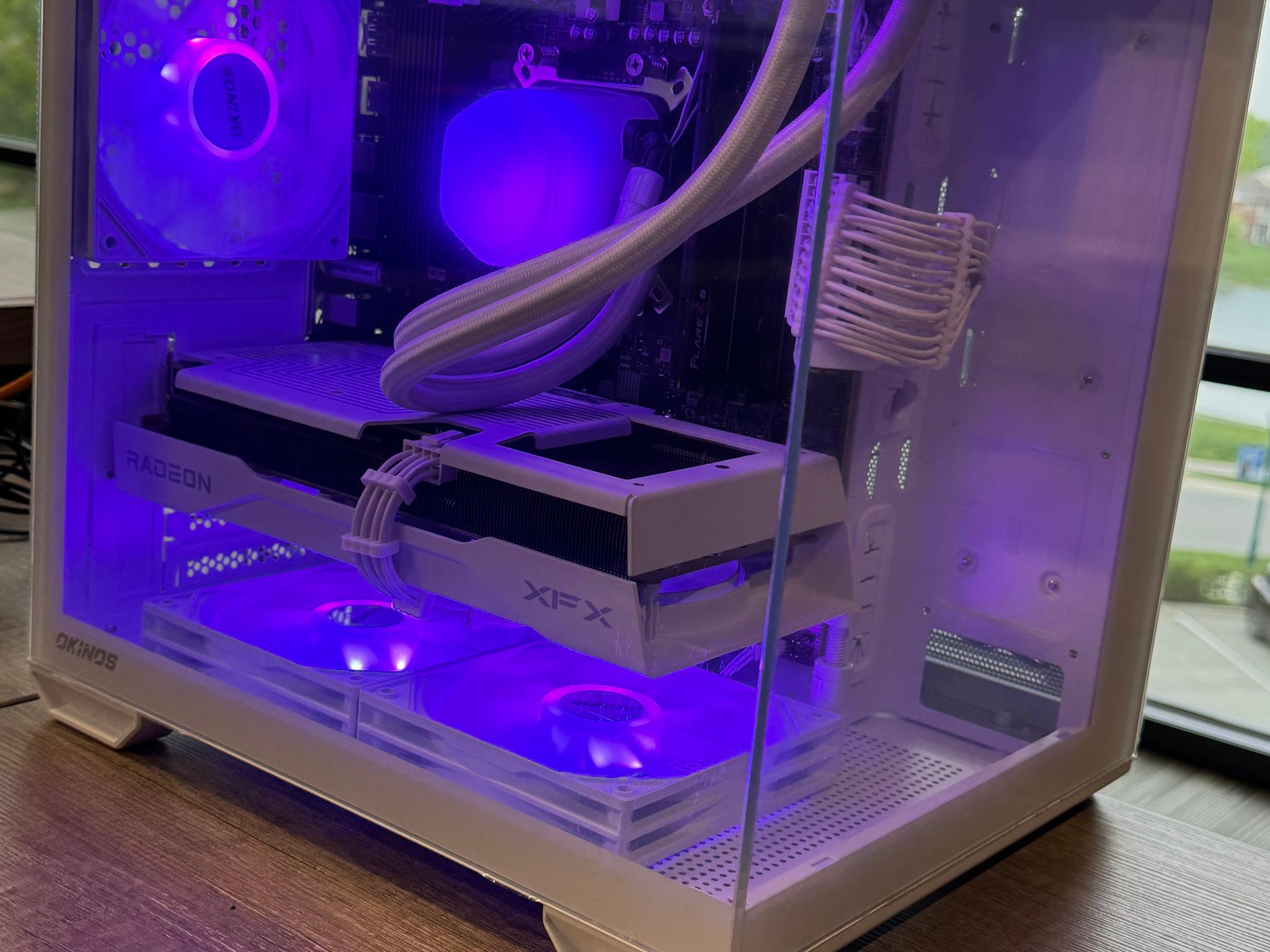 'ALL NEW PARTS' AM5 PC with AMD RYZEN 5 7500X3D & RX 9060XT 8GB