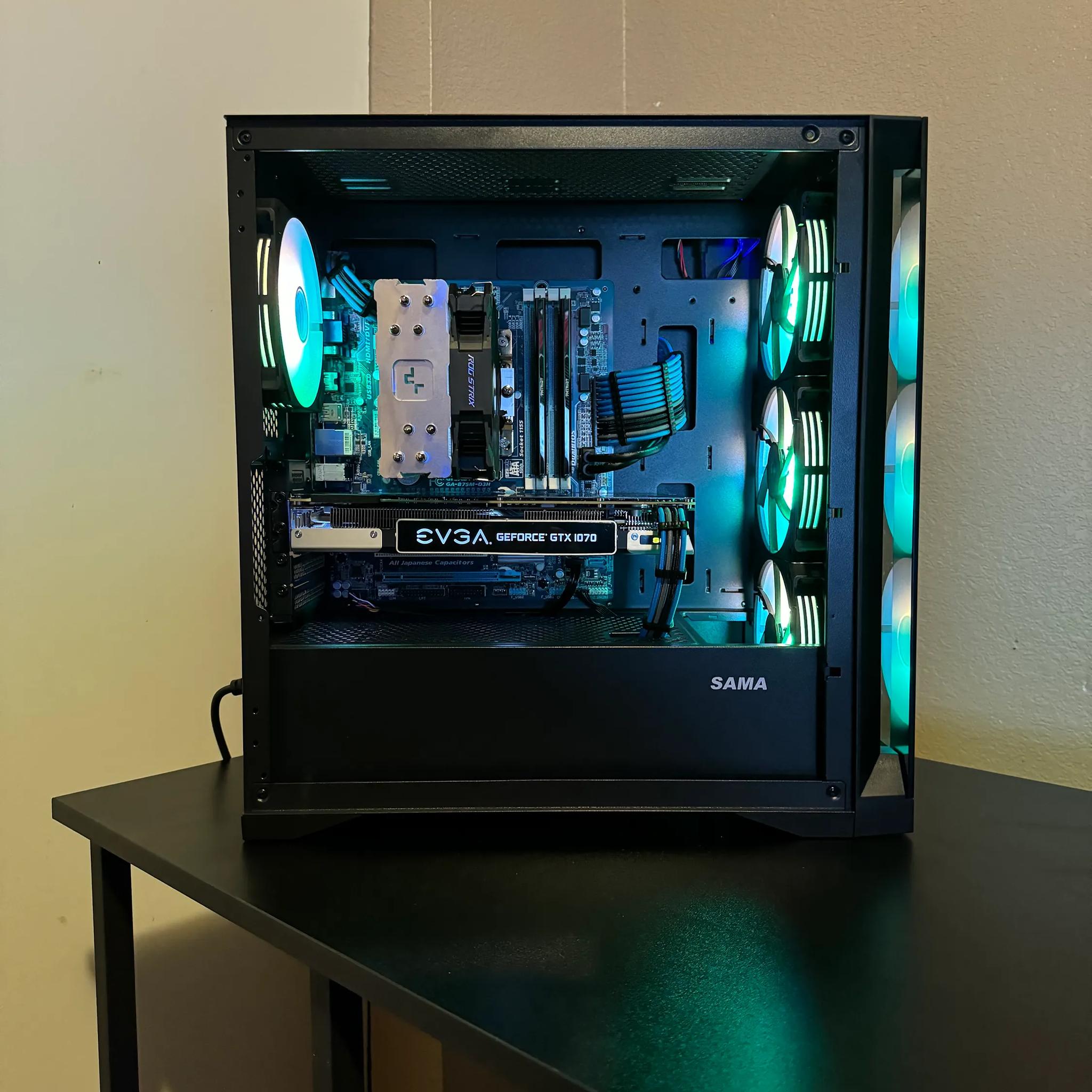 Budget Gaming PC! i7 3770S | GTX 1070 | 1TB SSD | 16GB Ram | WIFI