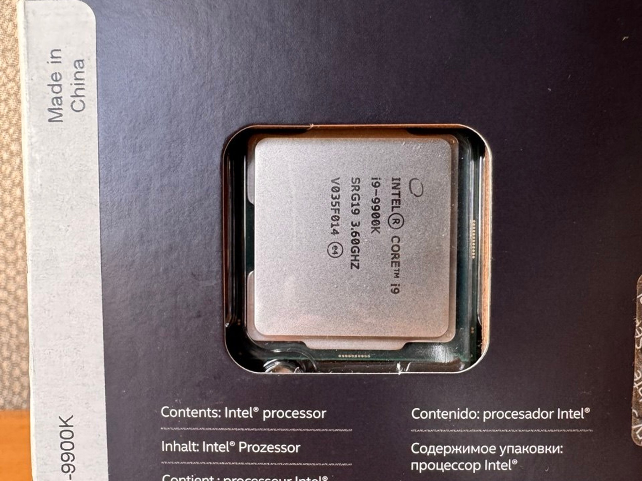 Intel Core i9-9900K 3.6GHz 8-Core CPU (BX80684I99900K) NEW Sealed LGA1151