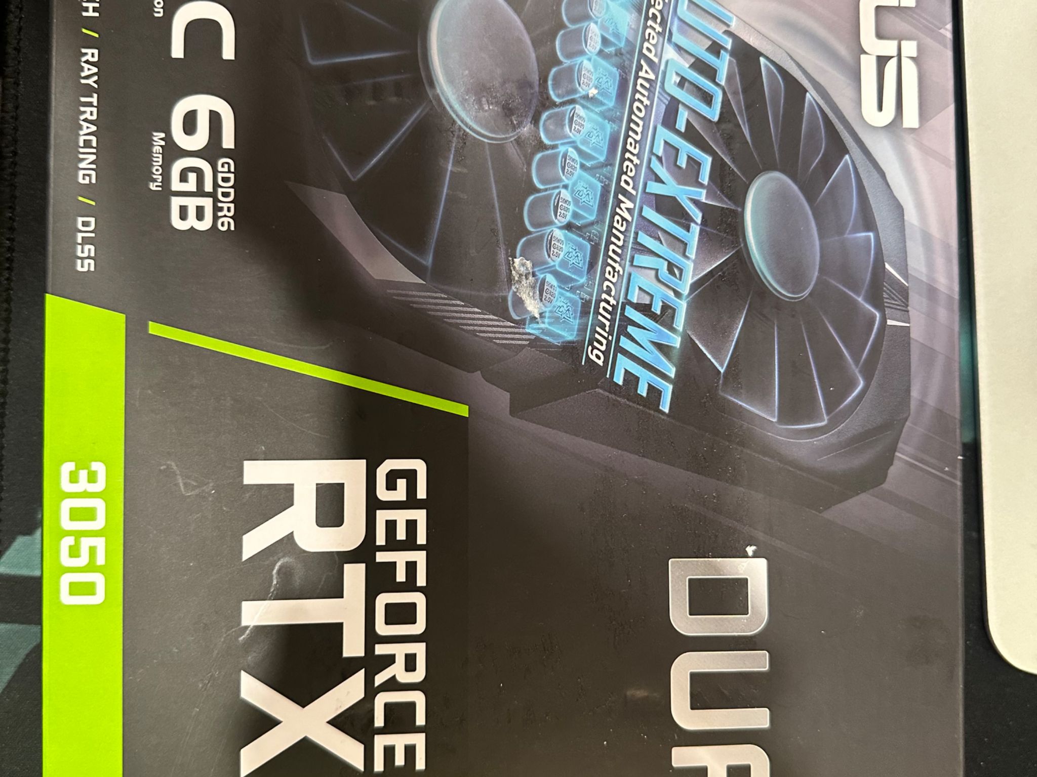 ASUS Dual NVIDIA GeForce RTX 3050 6GB OC Edition Gaming Graphics Card