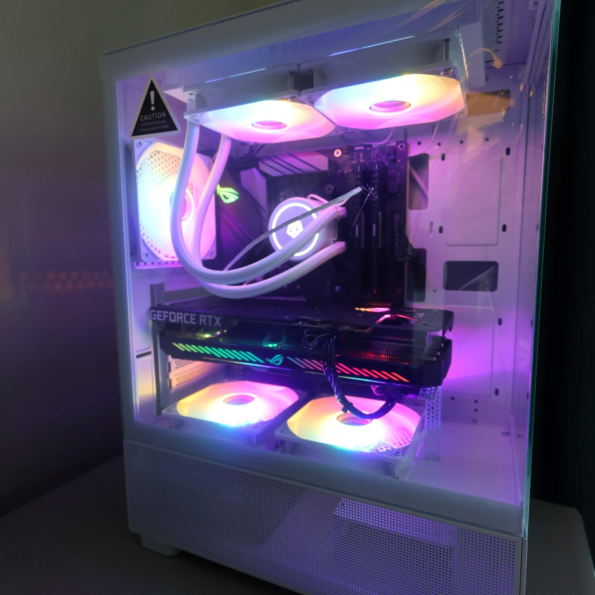 Arctic White Gaming PC | RTX 3060 12GB | Ryzen 5 3600 | 16GB DDR4 |