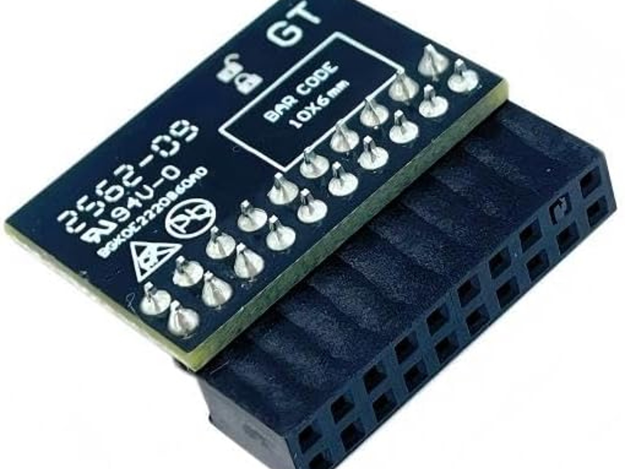 New Infineon SLB9665 20 Pin TPM 2.0 Gigabyte Module- Win 11 Board Function, & Security