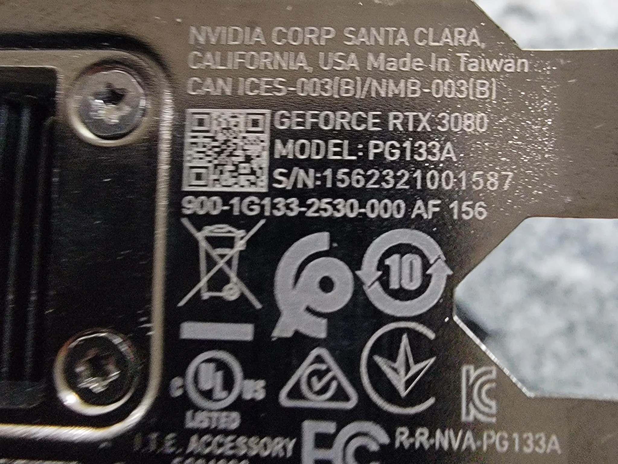 RTX 3080 FE FOR SALE GREAT CONDITION NO BOX
