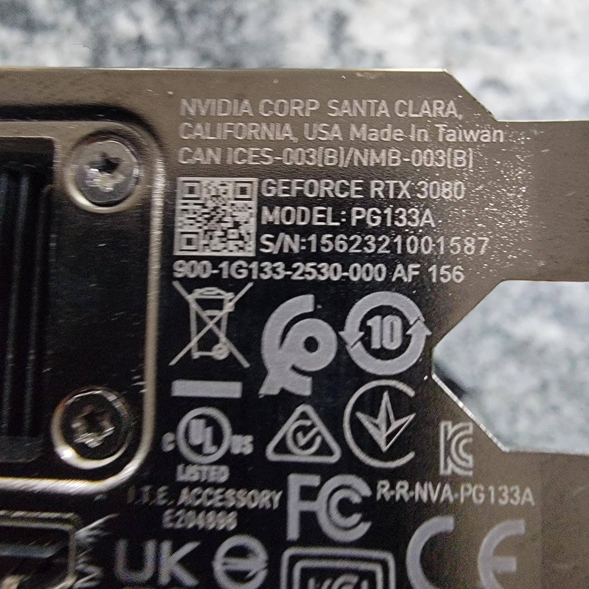RTX 3080 FE FOR SALE GREAT CONDITION NO BOX