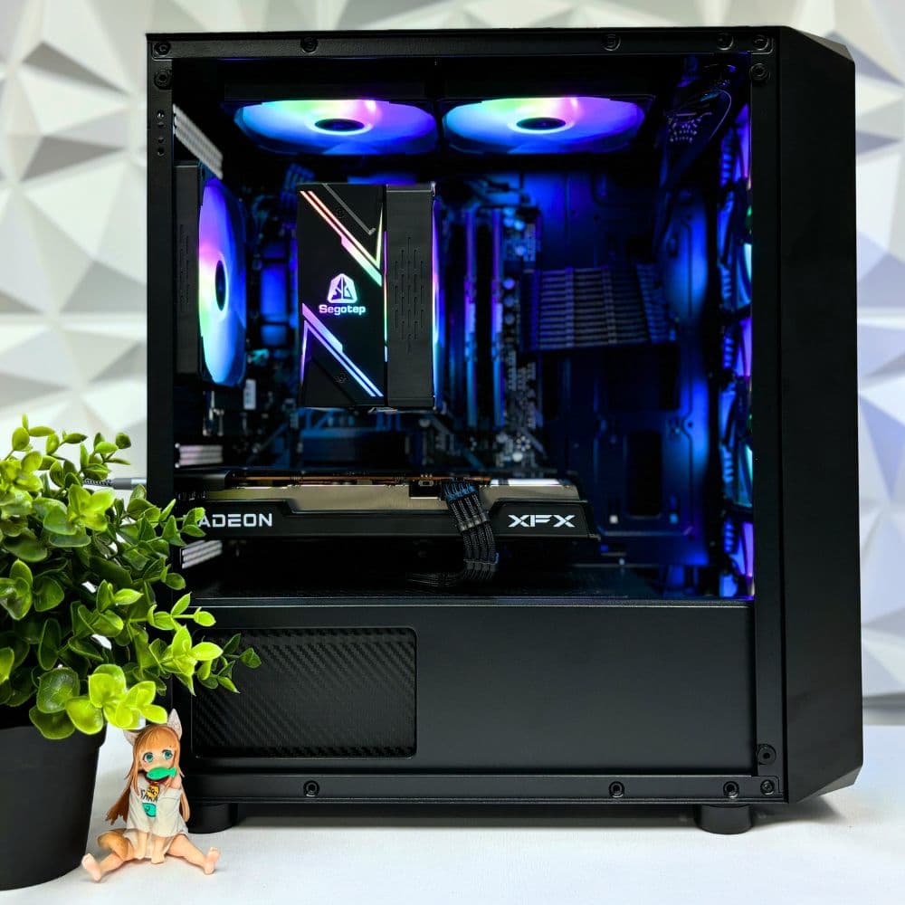 ⚔️SLASHER⚔️ Gaming PC | RX 6600 8GB | Ryzen 5 5500 | 16GB DDR4 | 1TB M.2 | Windows 11 Home | WIFI
