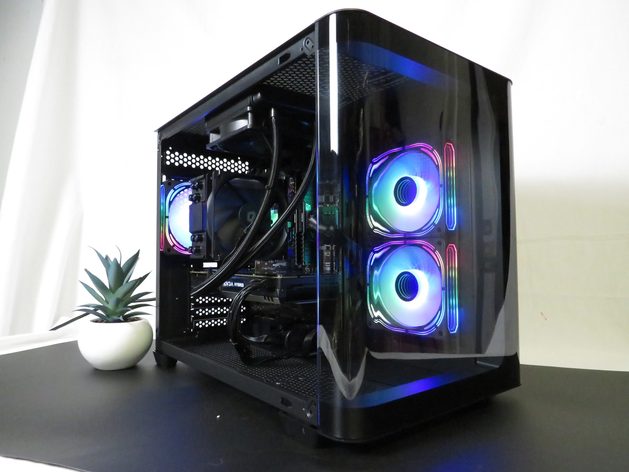 Water cooled GPU! Ryzen 5 3600 + EVGA Hybrid GTX 1080 + 16 GB DDR4 + 1TB NVME