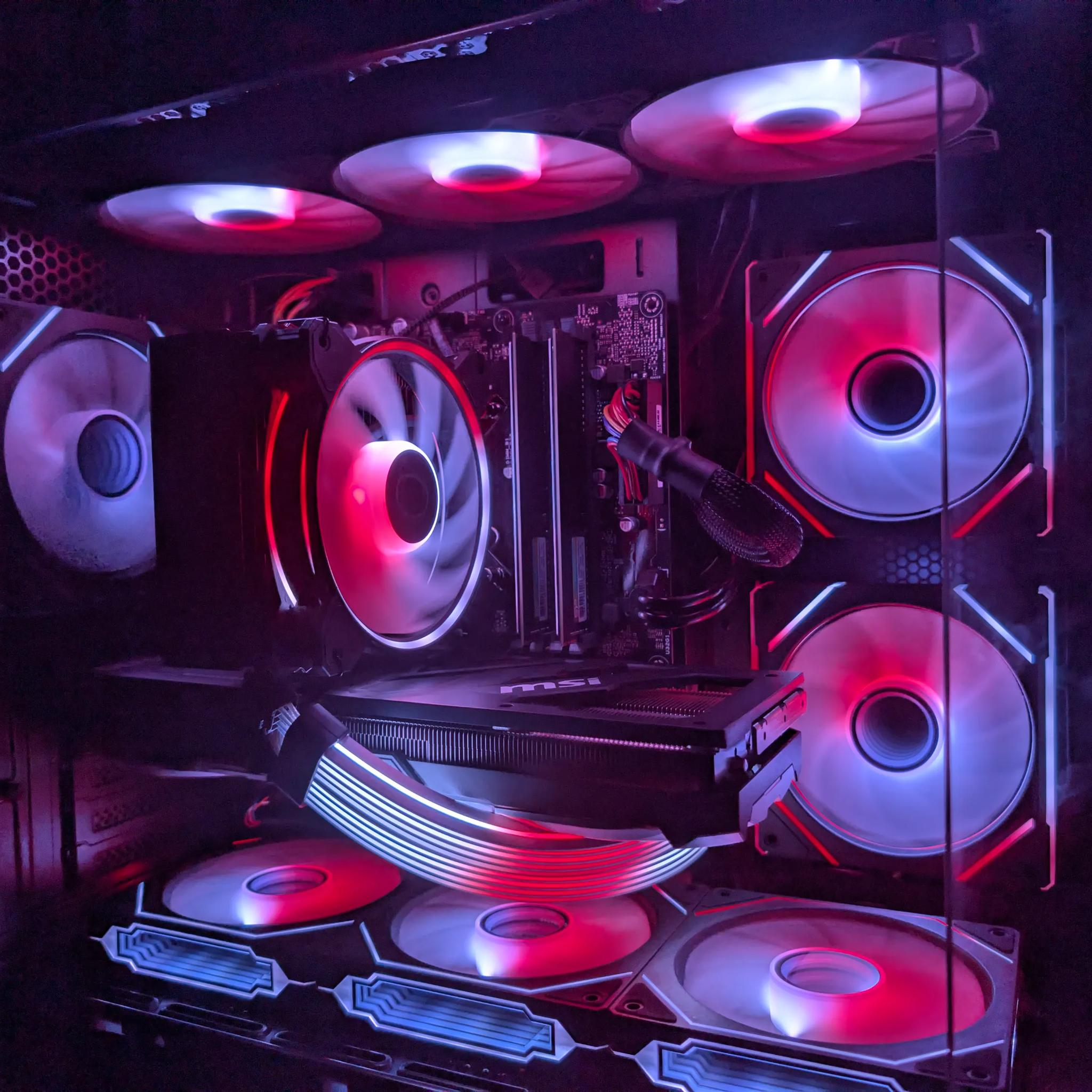 RGBEAUTY Fast 🎨 gaming PC sale! RTX 4060 TI! Windows activated! 🪟 ARGB FANS 🎨 240 FPS Ready ⬆️