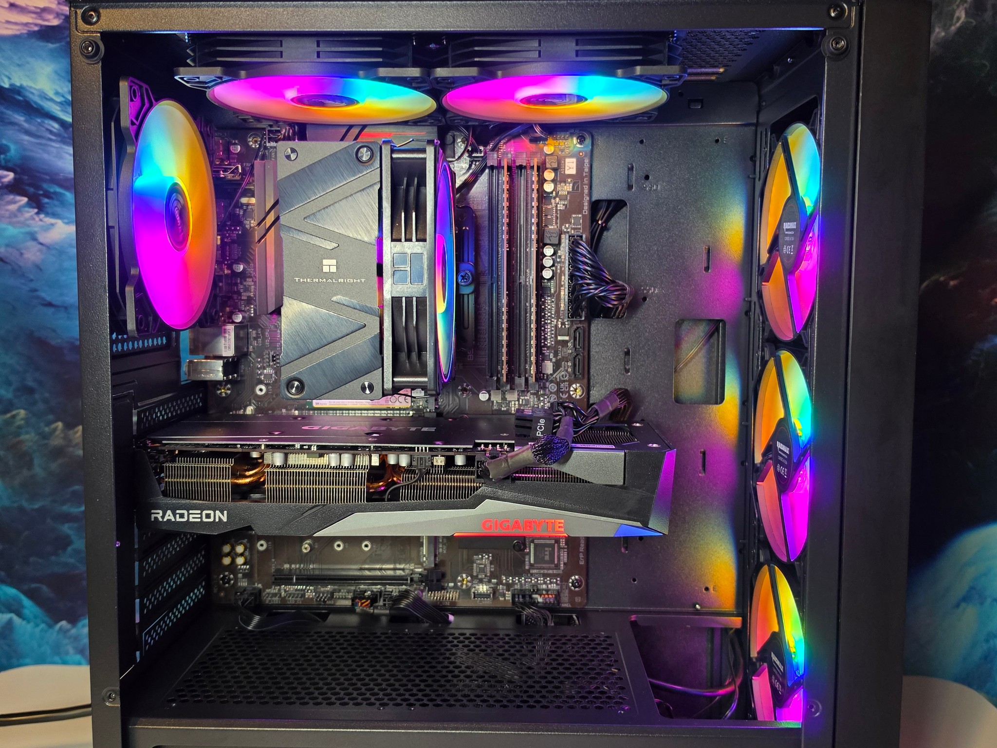 Gigabyte RX 7600 8gb + Ryzen 5600x PC Build #99