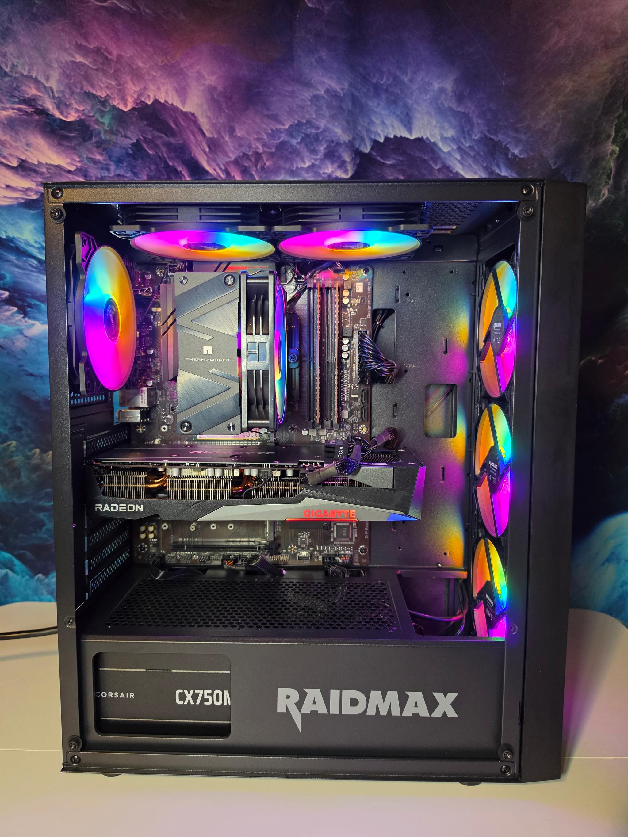 Gigabyte RX 7600 8gb + Ryzen 5600x PC Build #99