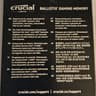 Crucial Ballistix 16gb DDRR4 3600mhz 2x8GB memory kit. BL2K8G36C16U4B