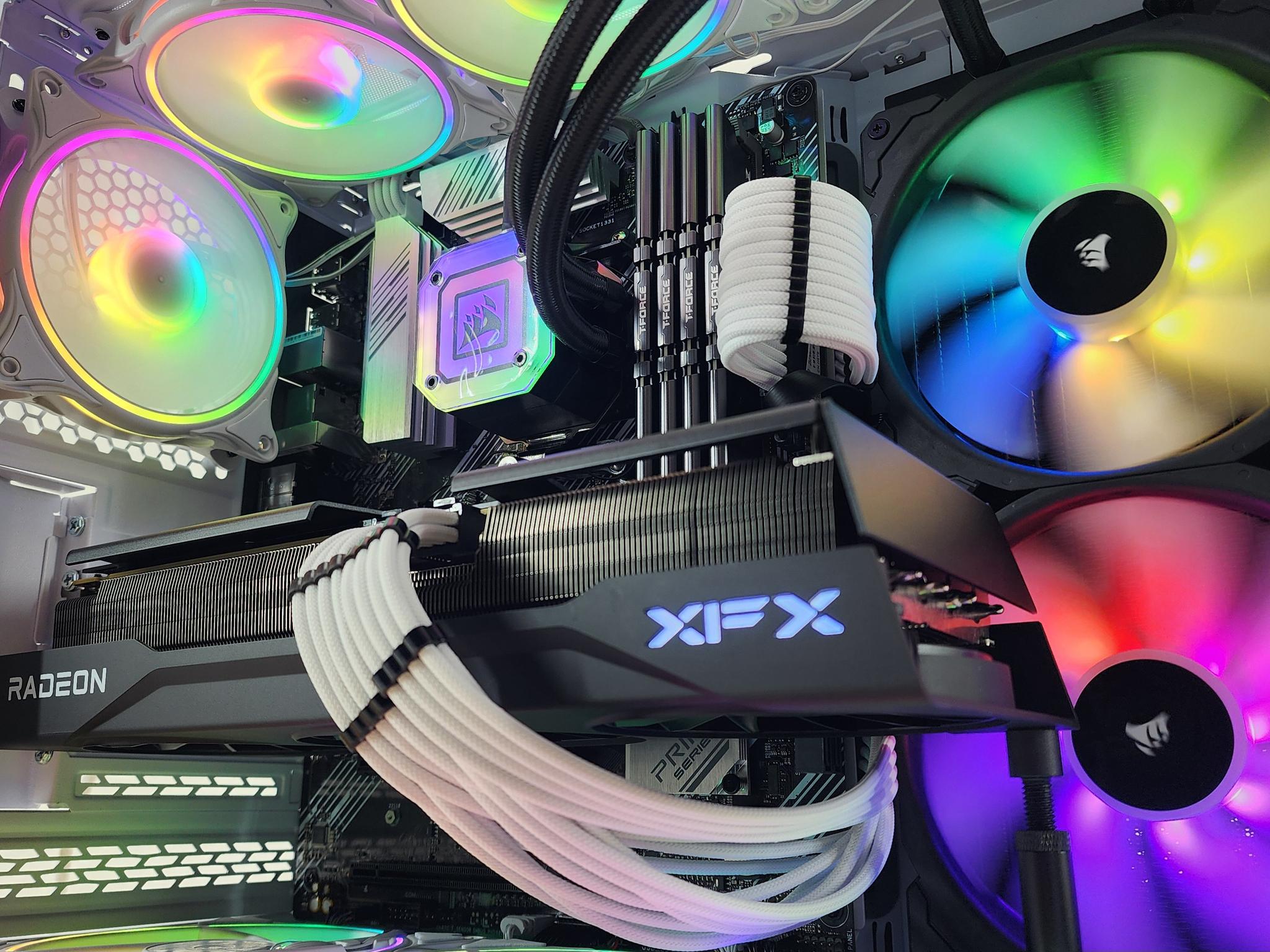 Gaming PC Ryzen 7 5800XT 32GB RAM 2TB SSD RX 9070 16GB Windows 11 Computer