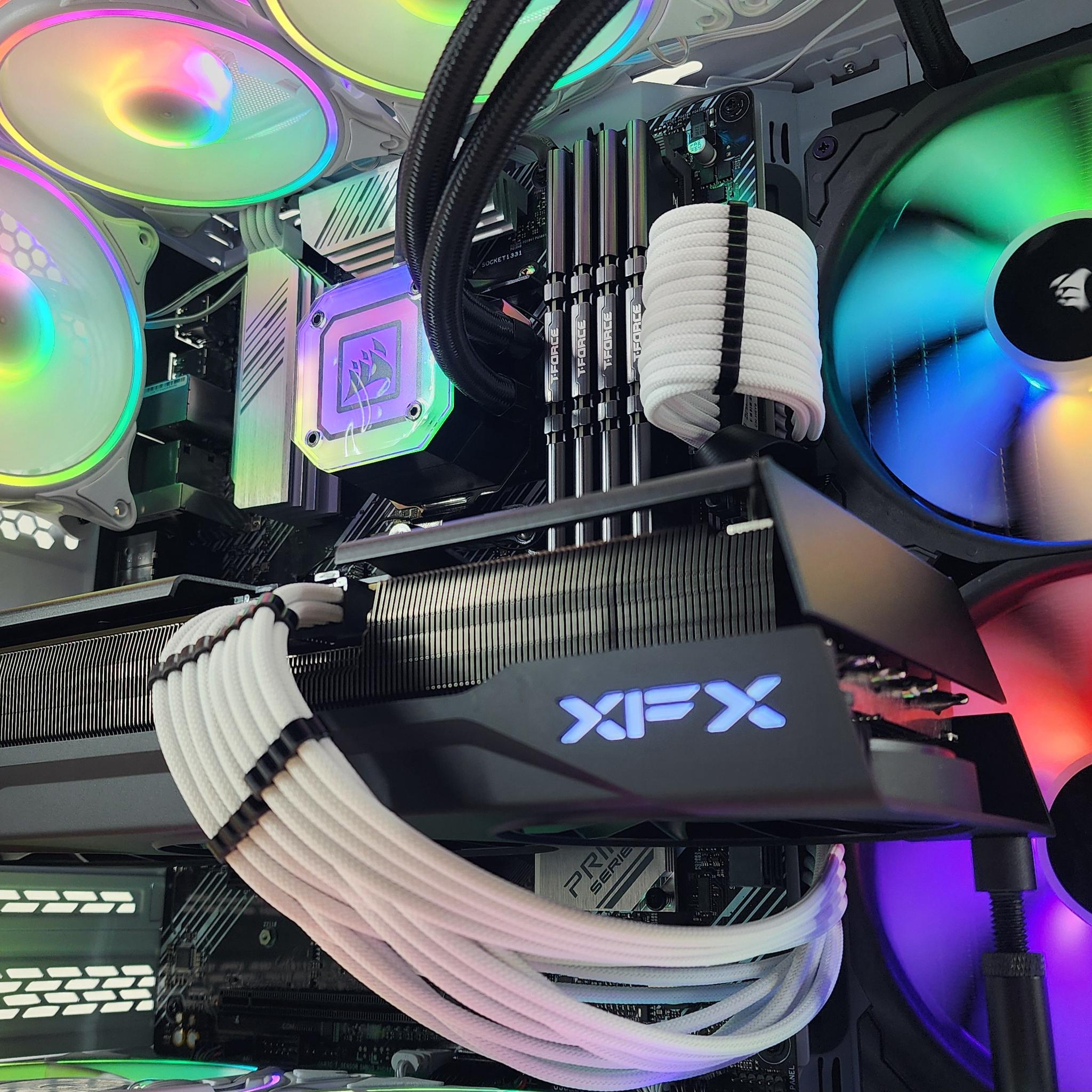 Gaming PC Ryzen 7 5800XT 32GB RAM 2TB SSD RX 9070 16GB Windows 11 Computer