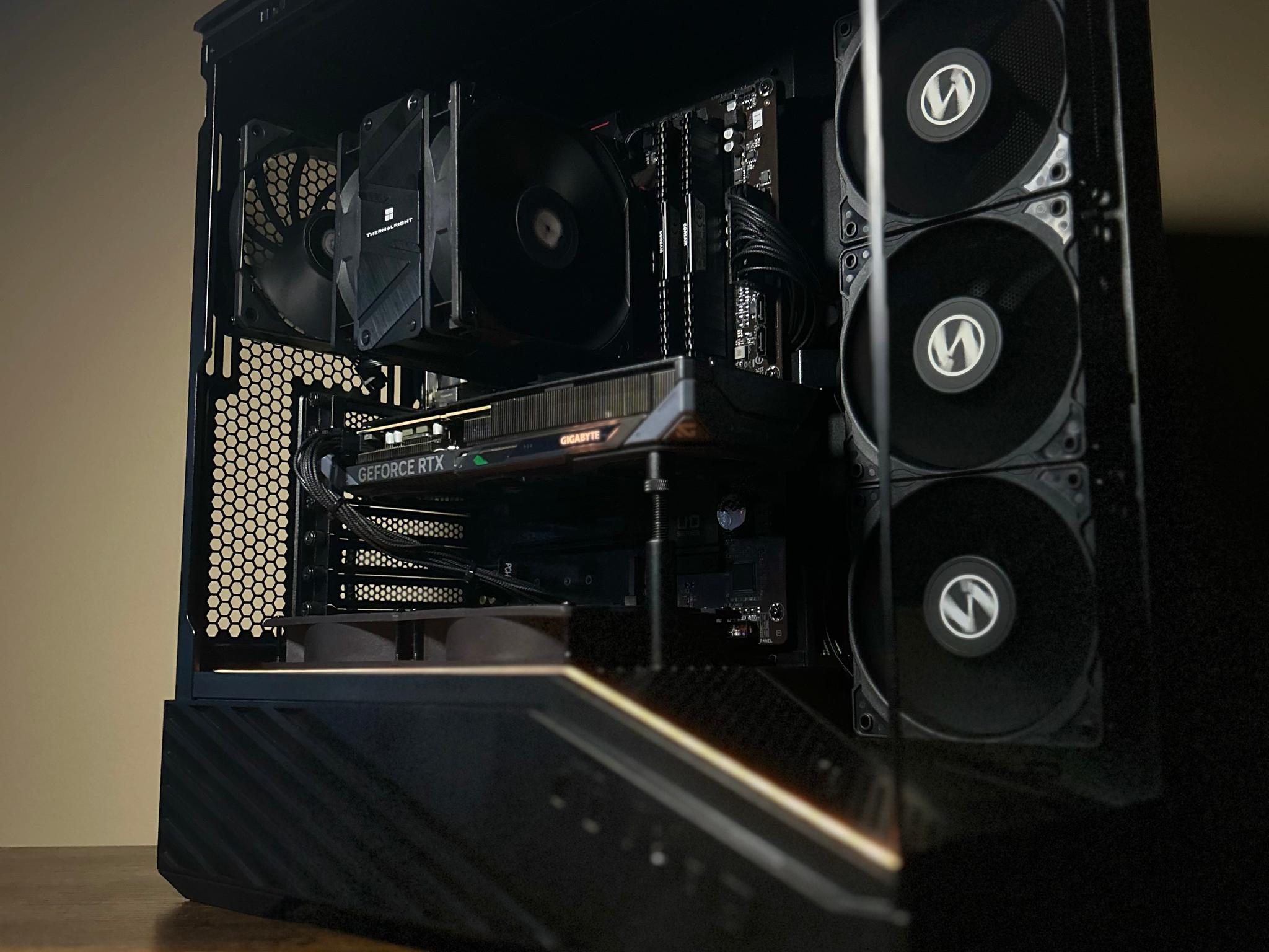 BLACKOUT🦇🖤 GAMING PC | RTX 5060 OC | RYZEN 5 5600X | 32GB DDR4 3200MT/s | 1TB SSD NVMe