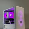 AMD Ryzen 5 5500/ RTX 2060 6GB Custom White RGB Gaming PC Bundle W/Keyboard/Mouse/Headset & Mic