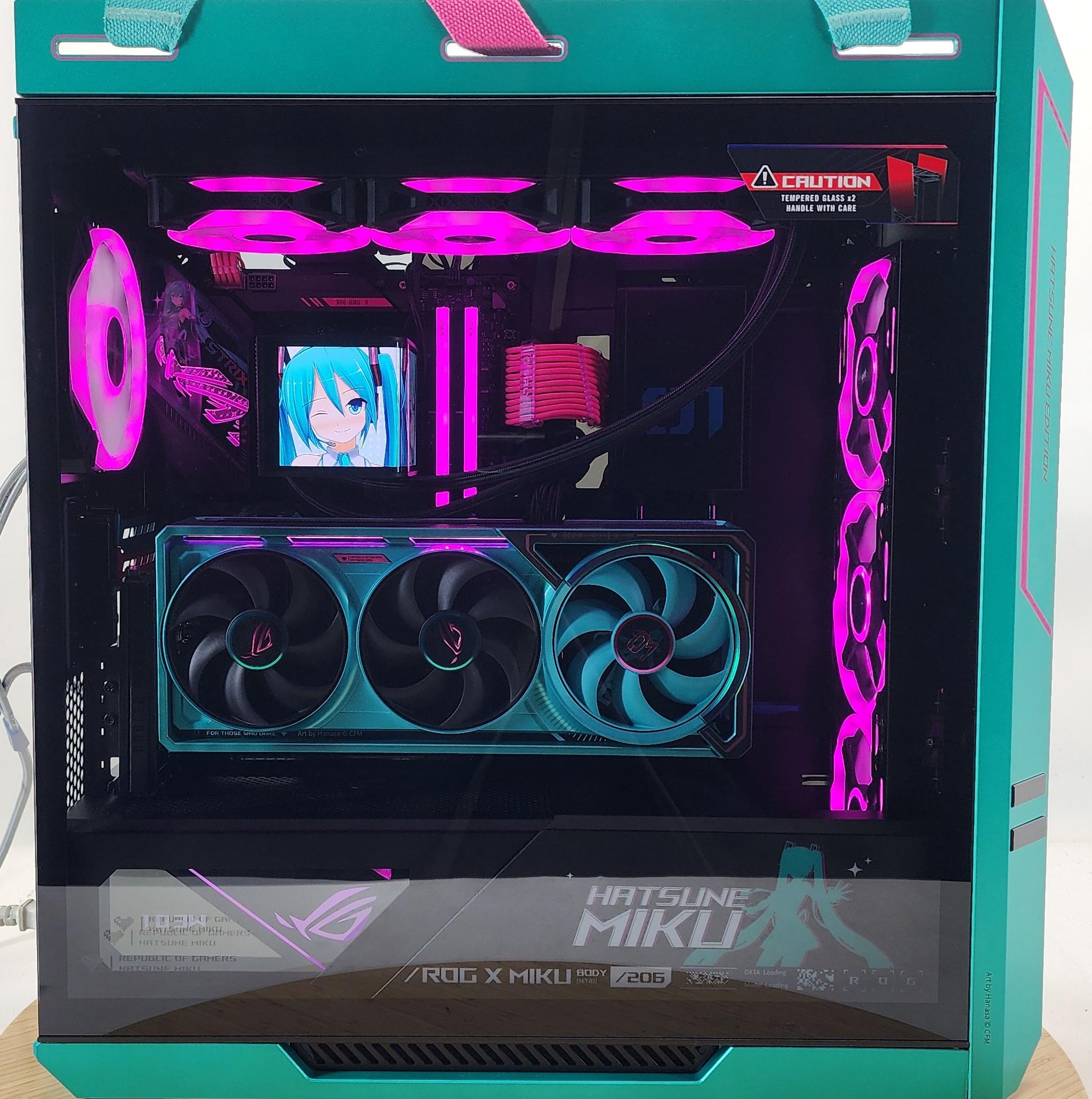 Gaming PC Ryzen 7 9800X3D 32GB 2TB SSD RTX 5080 16GB W11 Hatsune Miku Computer