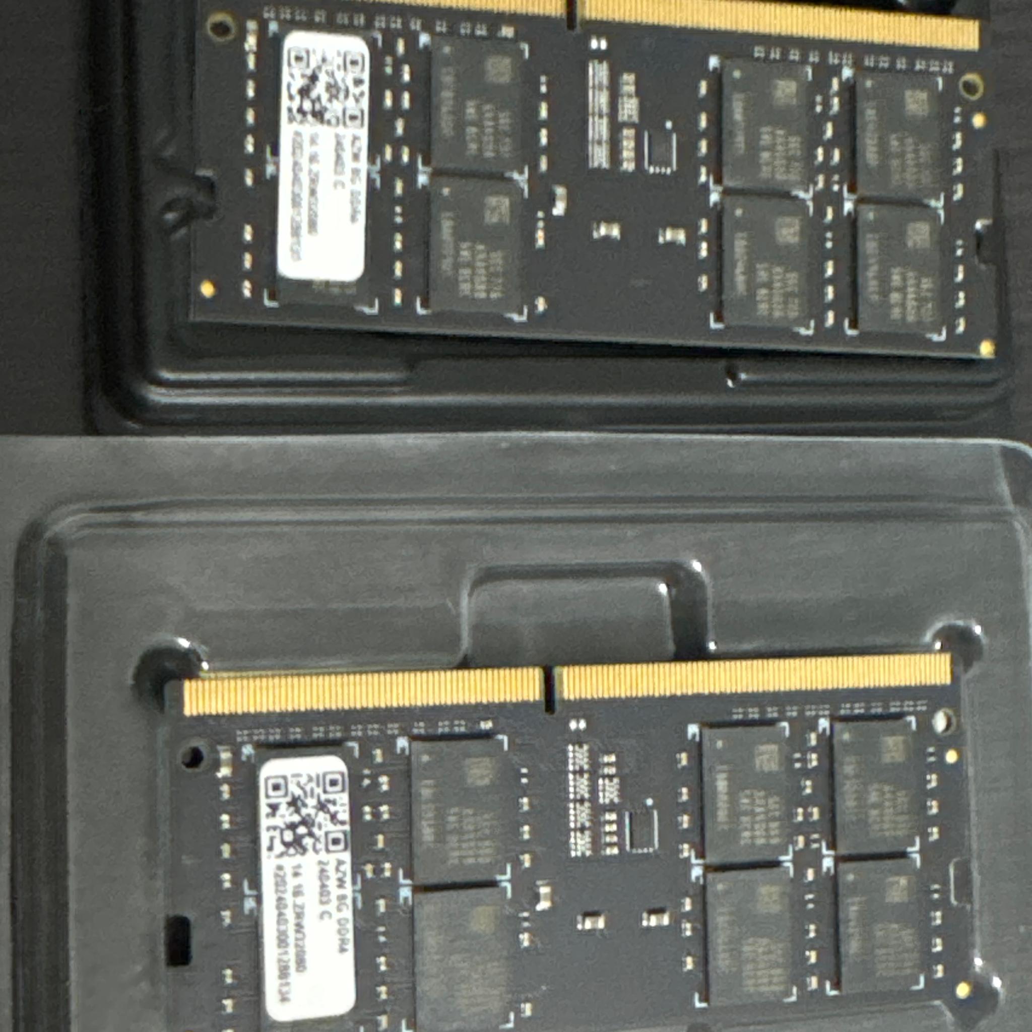 16gb DDR4 set of two 8GB mini PC or laptop memory
