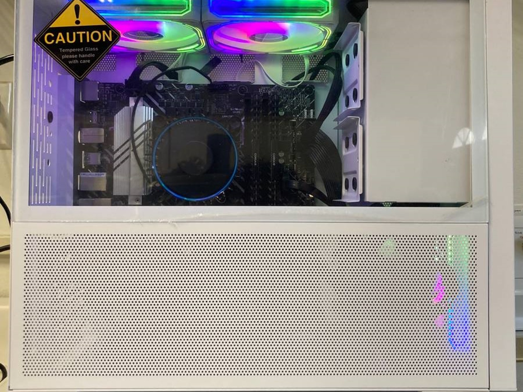 Budget MFF White Gaming PC (13100F, 6500XT, 16GB RAM)