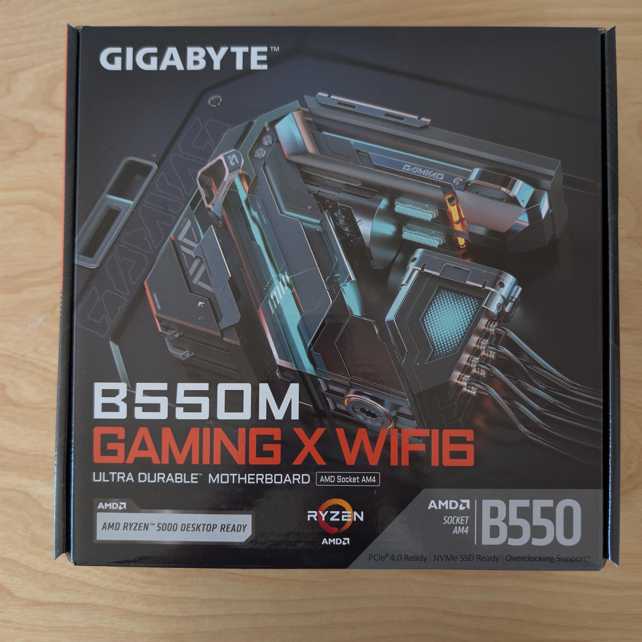 Brand New Gigabyte B550M Gaming X WiFi 6 | AMD B550 AM4 mATX | PCIe 4.0 | Ryzen 5000 Ready