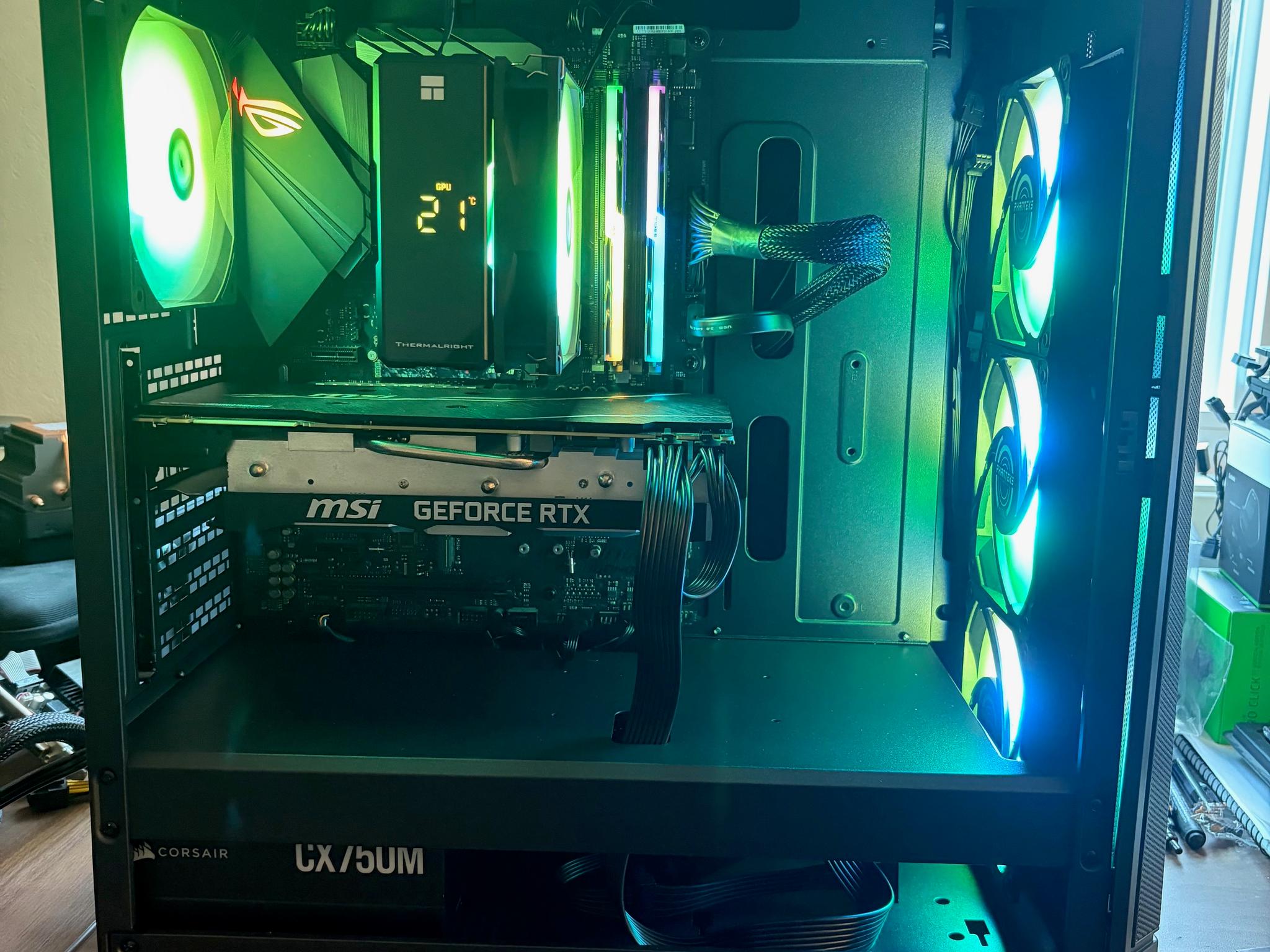 Custom Gaming PC: Ryzen 7 5800x & MSI 2080 Super