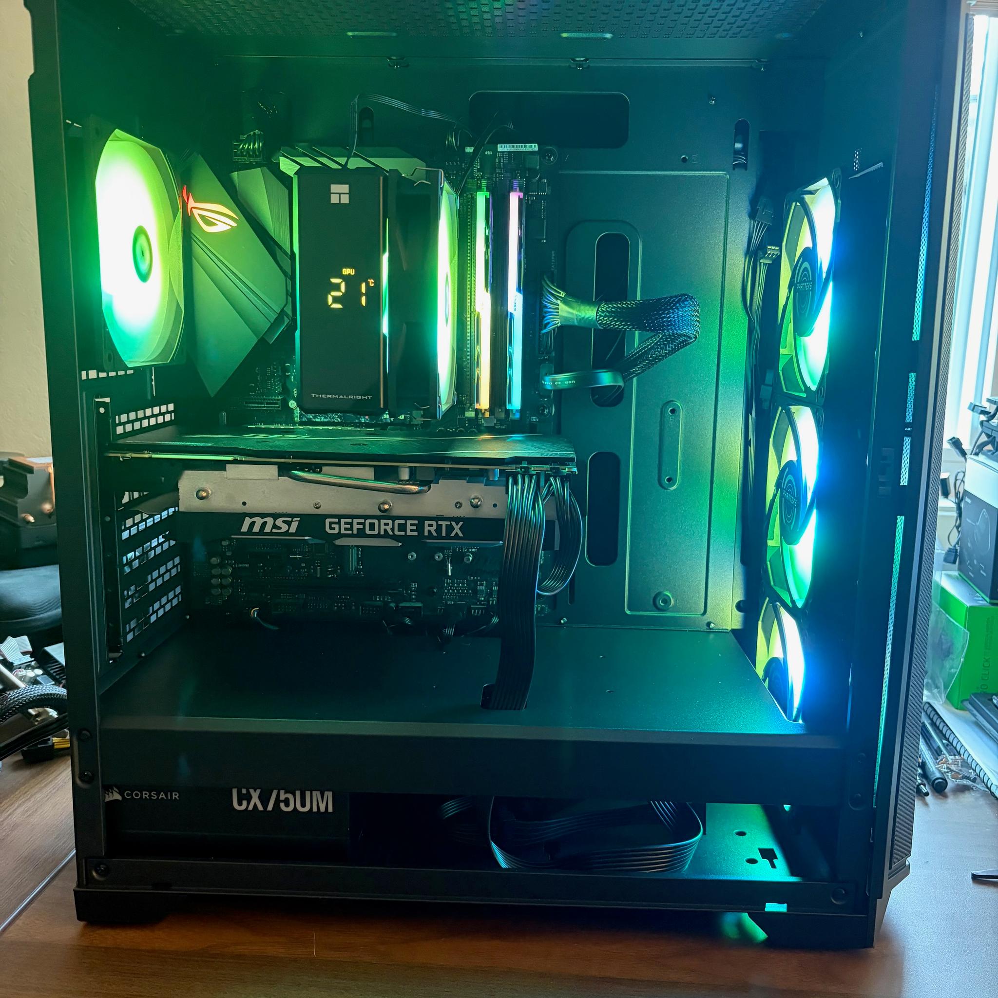 Custom Gaming PC: Ryzen 7 5800x & MSI 2080 Super