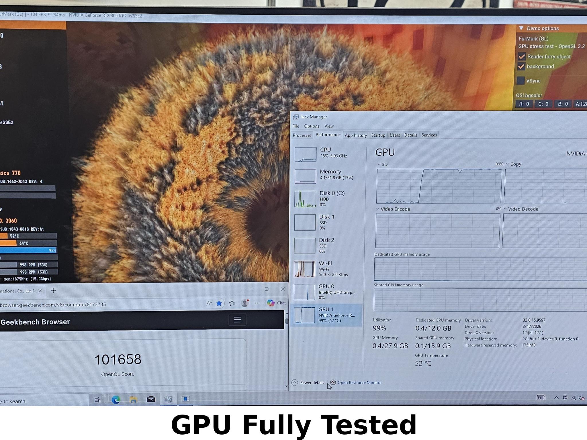 RTX 3060 ASUS ROG STRIX OC 12GB